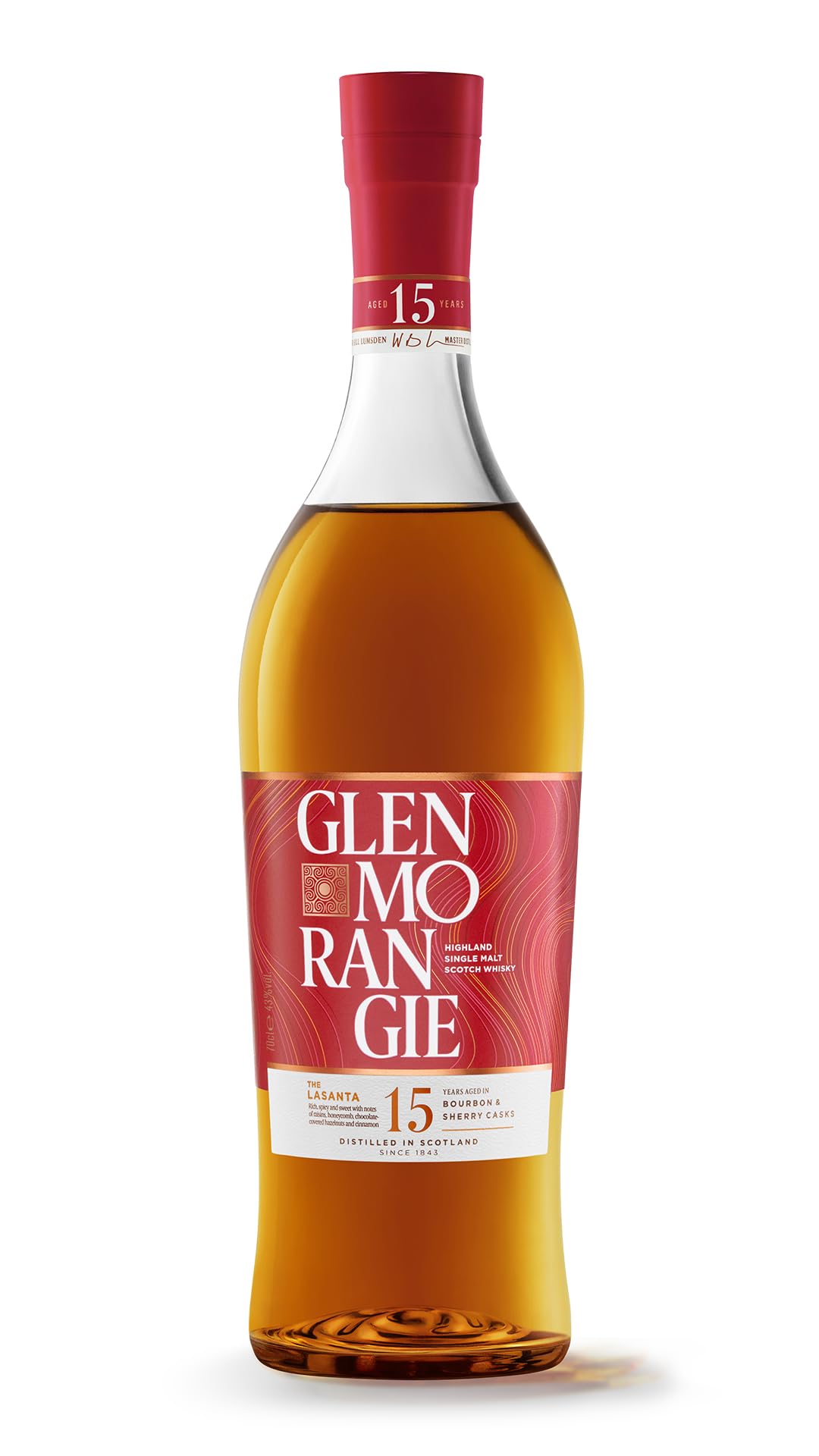 Glenmorangie Lasanta Single Malt Scotch Whisky 15 ans 70 cl sous étui
