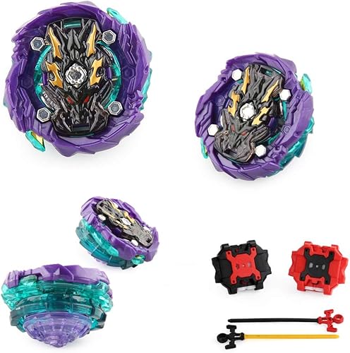 Miniatura 5 de Bey Fusion Dread Bahamut Blades Bey Burst Blade Battling Top Left and Right String Launcher Blade es compatible con Booster Burst Blade Spinning