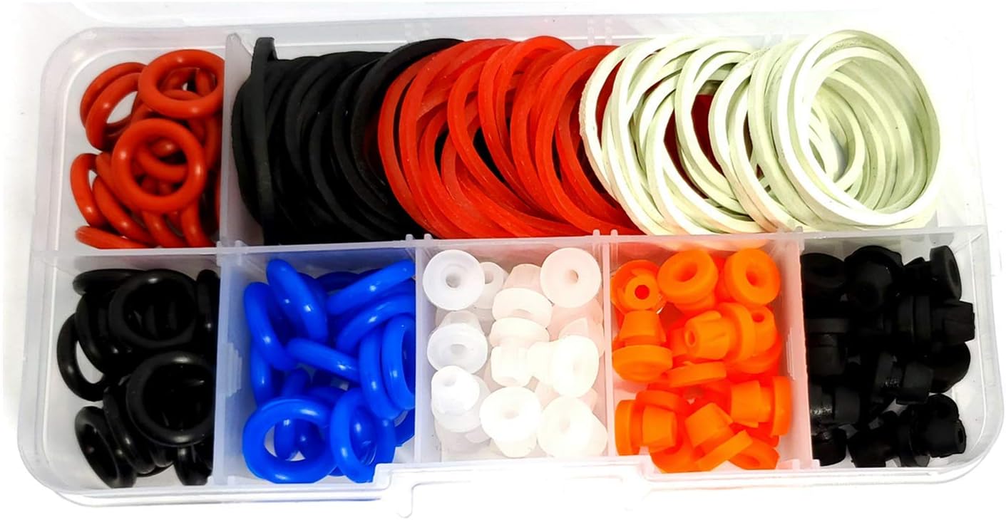 Tattoo Silicone Needle Pads Machine Parts Rubber Bands O-Ring Grommets Kit