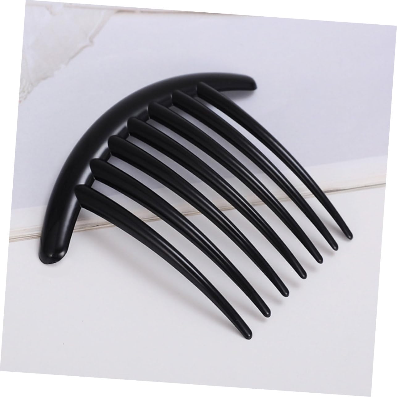 20pcs 7-Tooth Crescent Hair Combs for Women Sturdy Plastic Inserted Hair Accessories for Styling and Updos