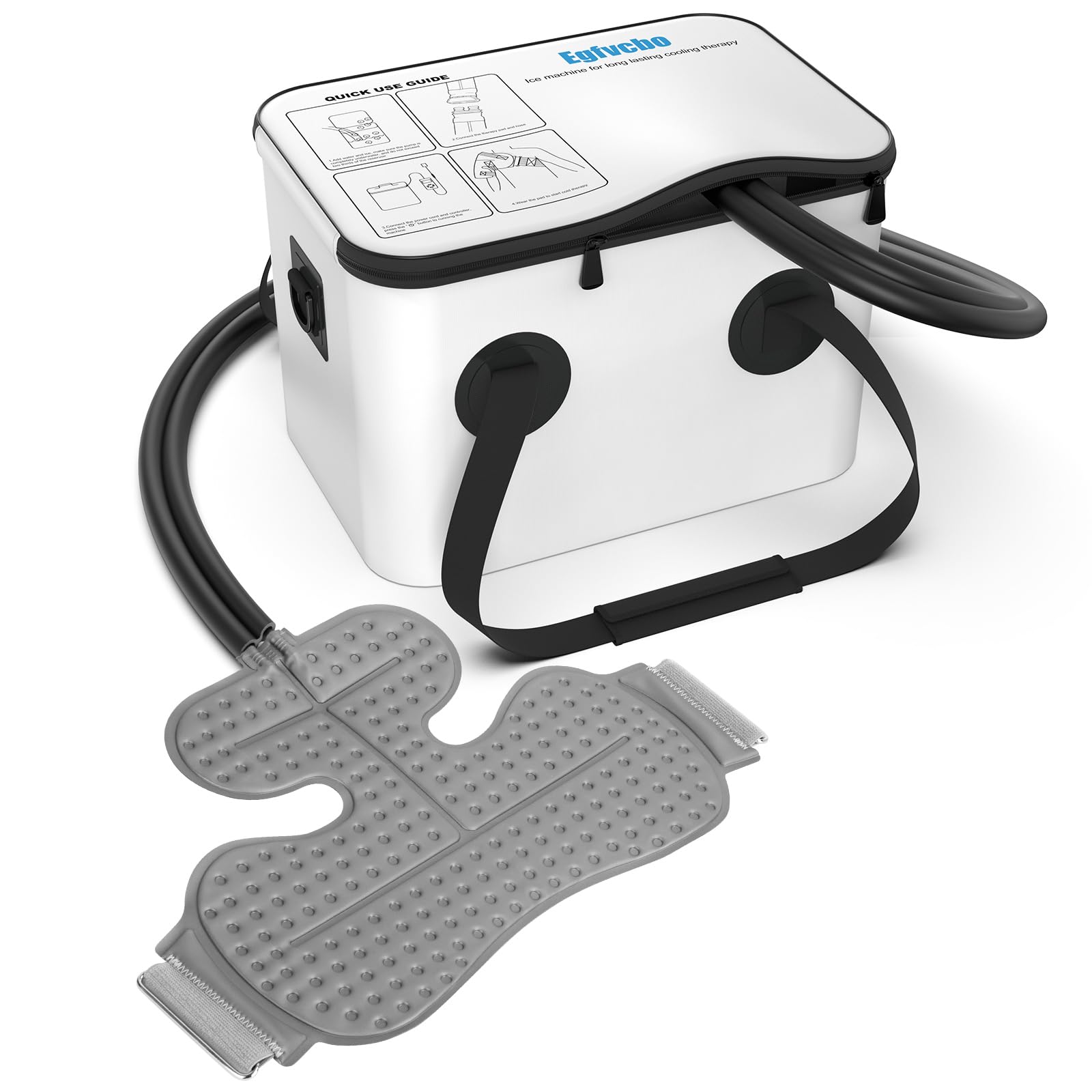 Photo 1 of Cold Therapy Machine Shoulder with Timer, Portable Ice Machine for Shoulder After Surgery Recovery, 13 Quarts Rotator Cuff Ice Therapy Machine with Compression Pad