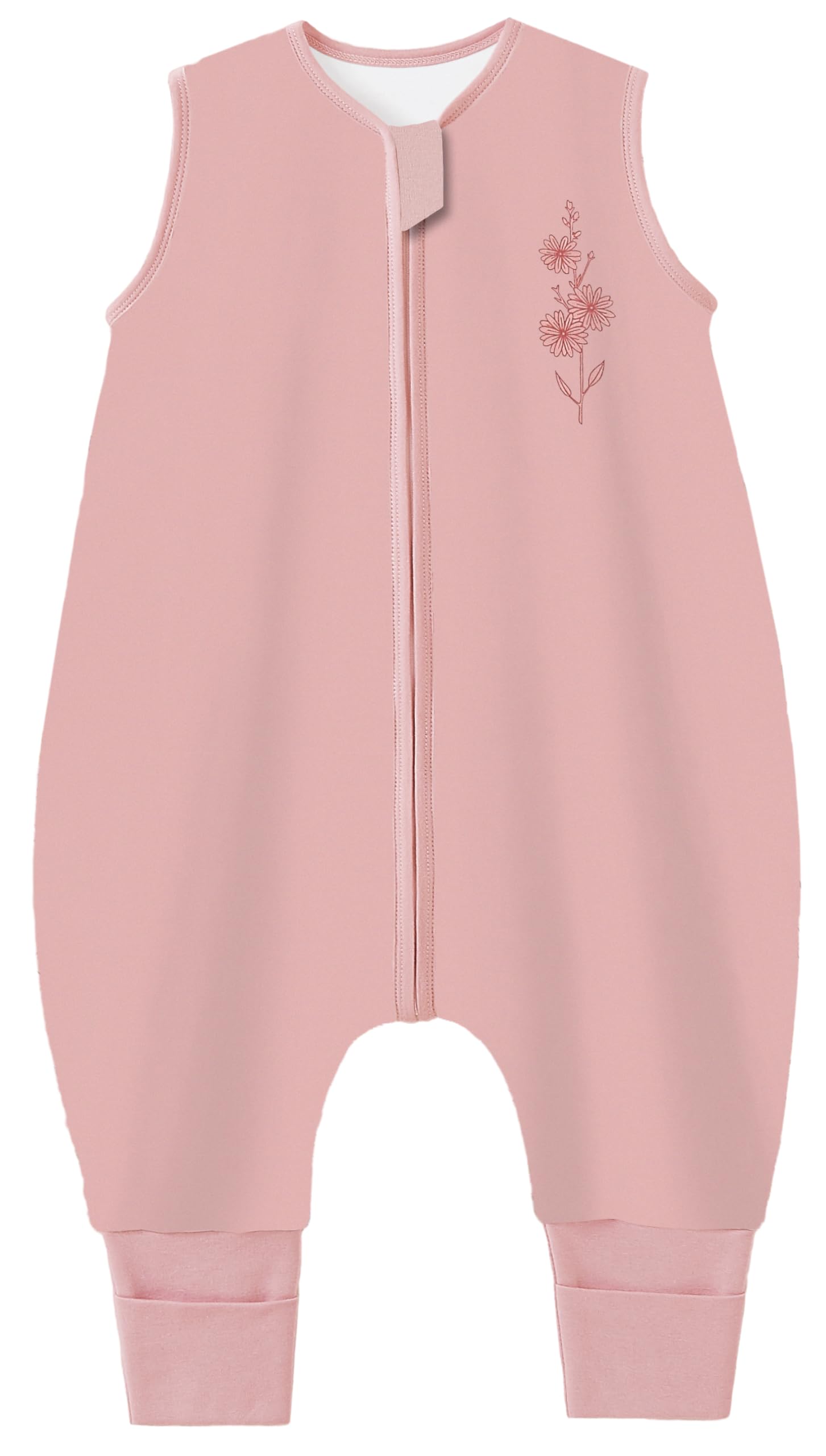 Chilsuessy Baby Schlafsack Sommer mit Füßen 0.5 Tog 100% Baumwolle Kinder Sommerschlafsack für Jungen und Mädchen