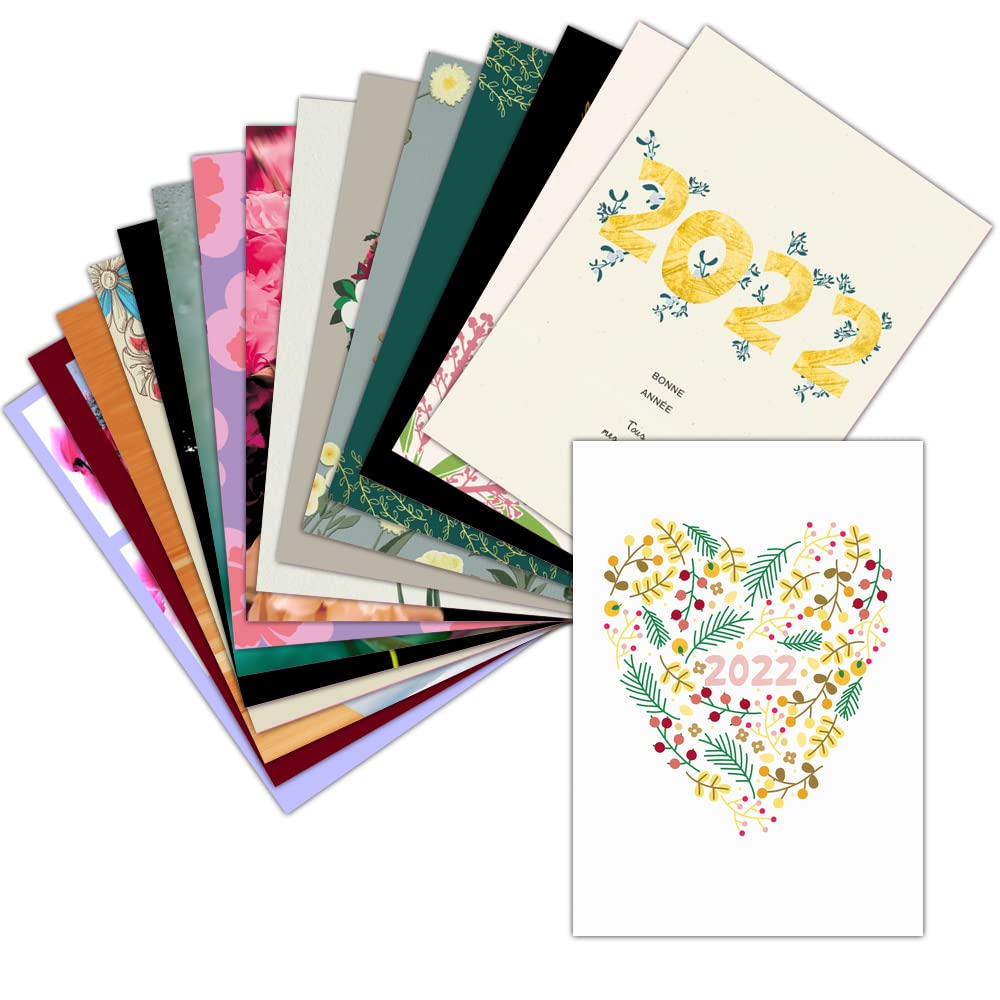 Carte De Voeux 22 Et Fleurs Lot De 16 Cartes Differentes Format Carte Postale 3 Formats Dispos Jolie Carte De Voeux 22 Et Fleurs Amazon Fr Fournitures De Bureau Carte De Voeux 22 Et Fleurs Lot De 16 Cartes Differentes Format Carte Postale 3 Formats Dispos Jolie Carte De Voeux 22 Et Fleurs Amazon Fr Fournitures De Bureau