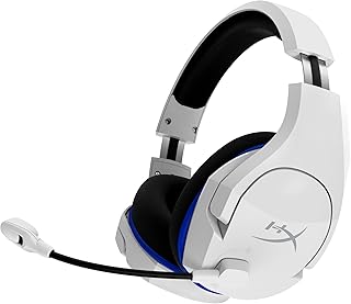HyperX Cloud Stinger Core, auriculares inalámbricos para juegos de PS4 y PC, ligeros, controles deslizantes de acero duraderos, micrófono con cancelación de ruido