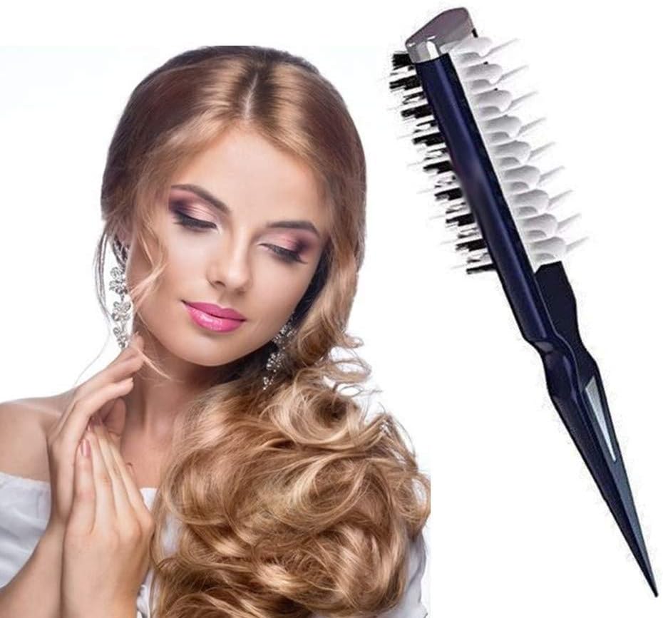 Hair Style Comb - Style Comb Instant Hair Volumizer Portable Hair Styling Comb Multifuncional Combing Brush Hair Styling Tool for All Hair Types Volumizing Hair Women Men