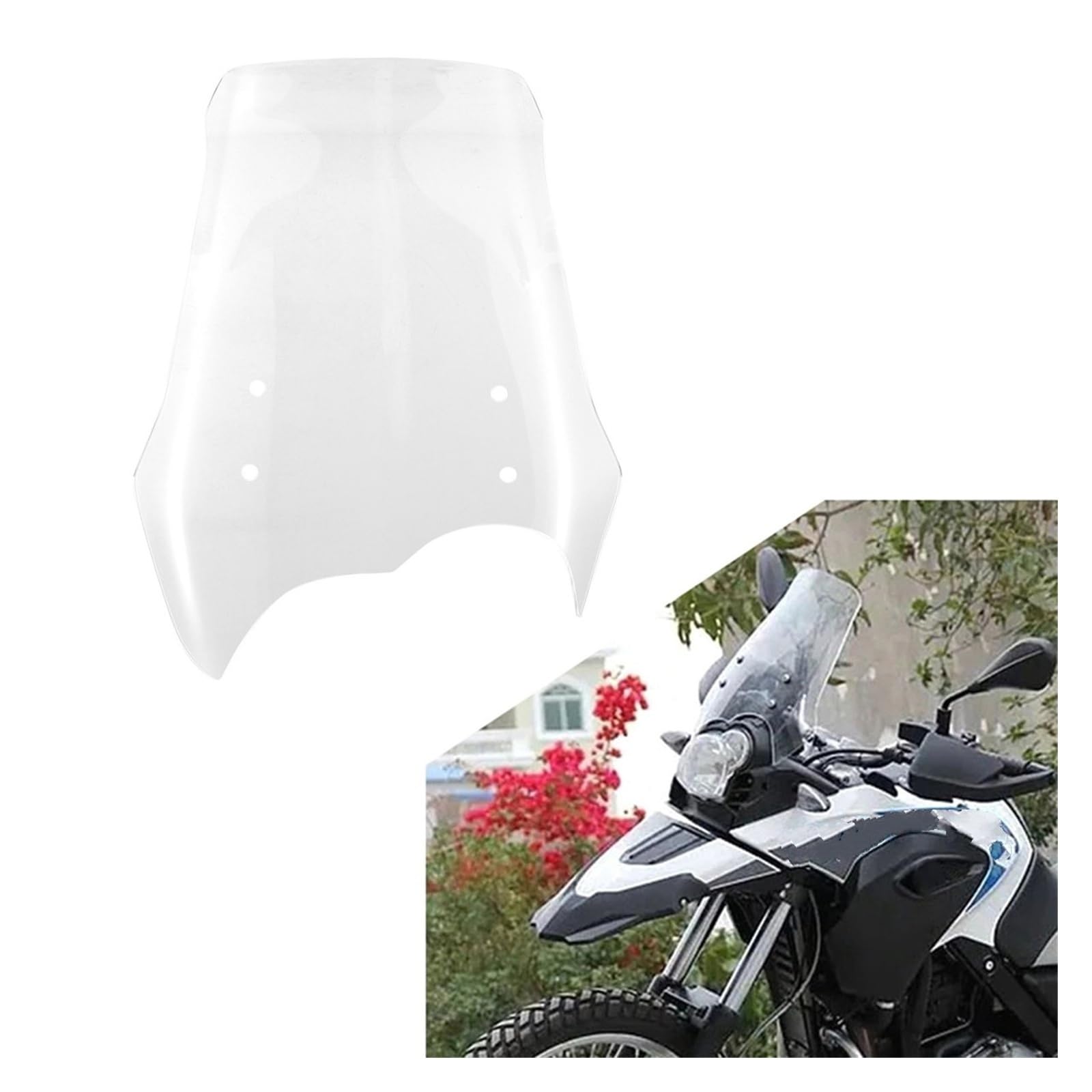 Parabrezza E Deflettori Moto Per BMW Per G650GS Per G650 GS Parabrezza Per Moto Parabrezza Deflettore Antivento Classe Anteriore Trasparente Motorcycle Parabrezza