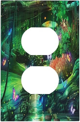 Miniatura 83 de Arte abstracto de mármol de acuarela de 1 cuadrilla, cubierta decorativa de pared de palanca única, placa de interruptor eléctrico para sala de Arte