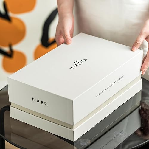 Miniatura 7 de INSETLAN Cristalería vintage Art Deco  Juego de 4 tazas de vidrio  Vasos de cóctel de fondo grueso de 14 onzas, caja fabulosa de vidrio Highball,