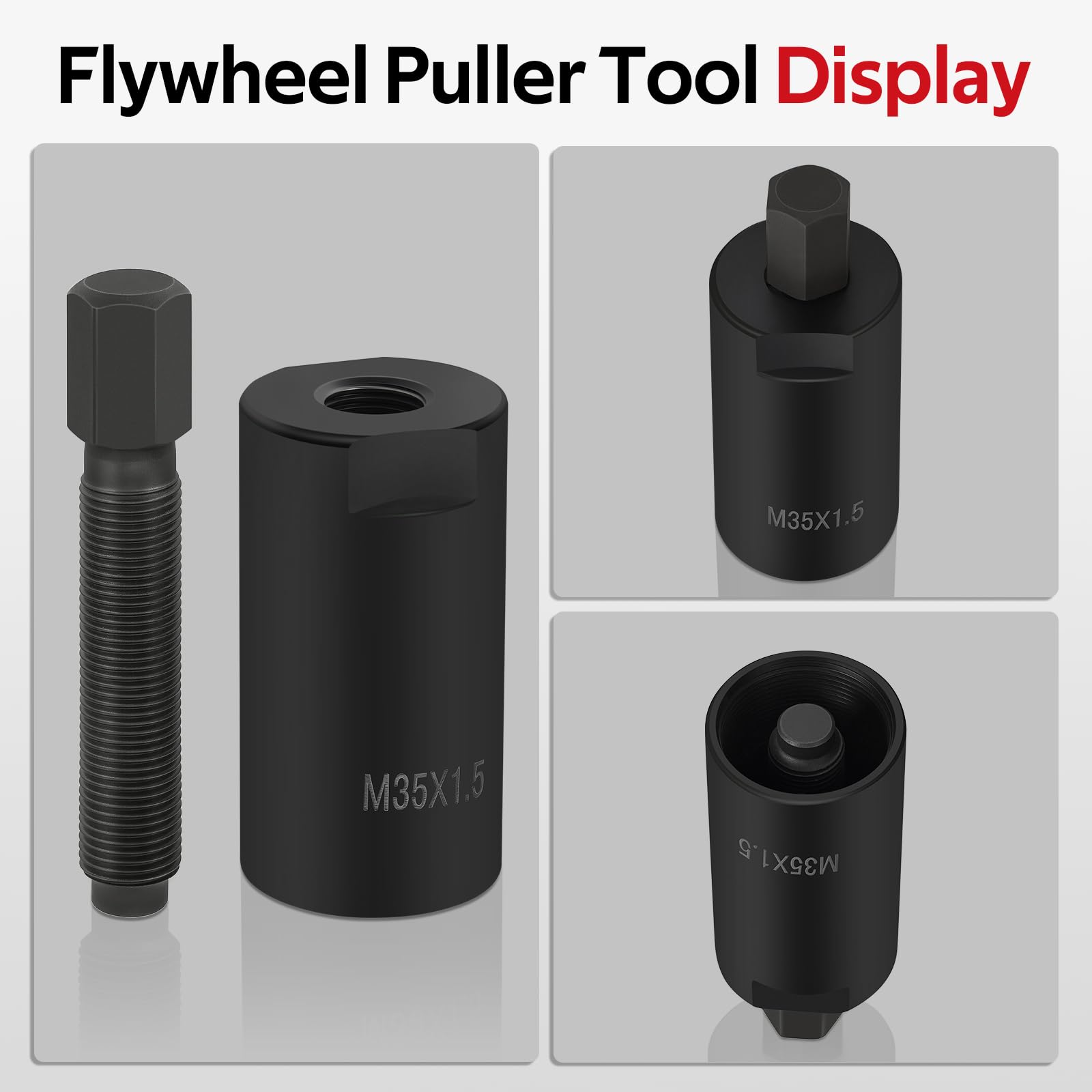 Amazon.com: JAVIK Flywheel Puller Remover Tool M35x1.5 for Yamaha