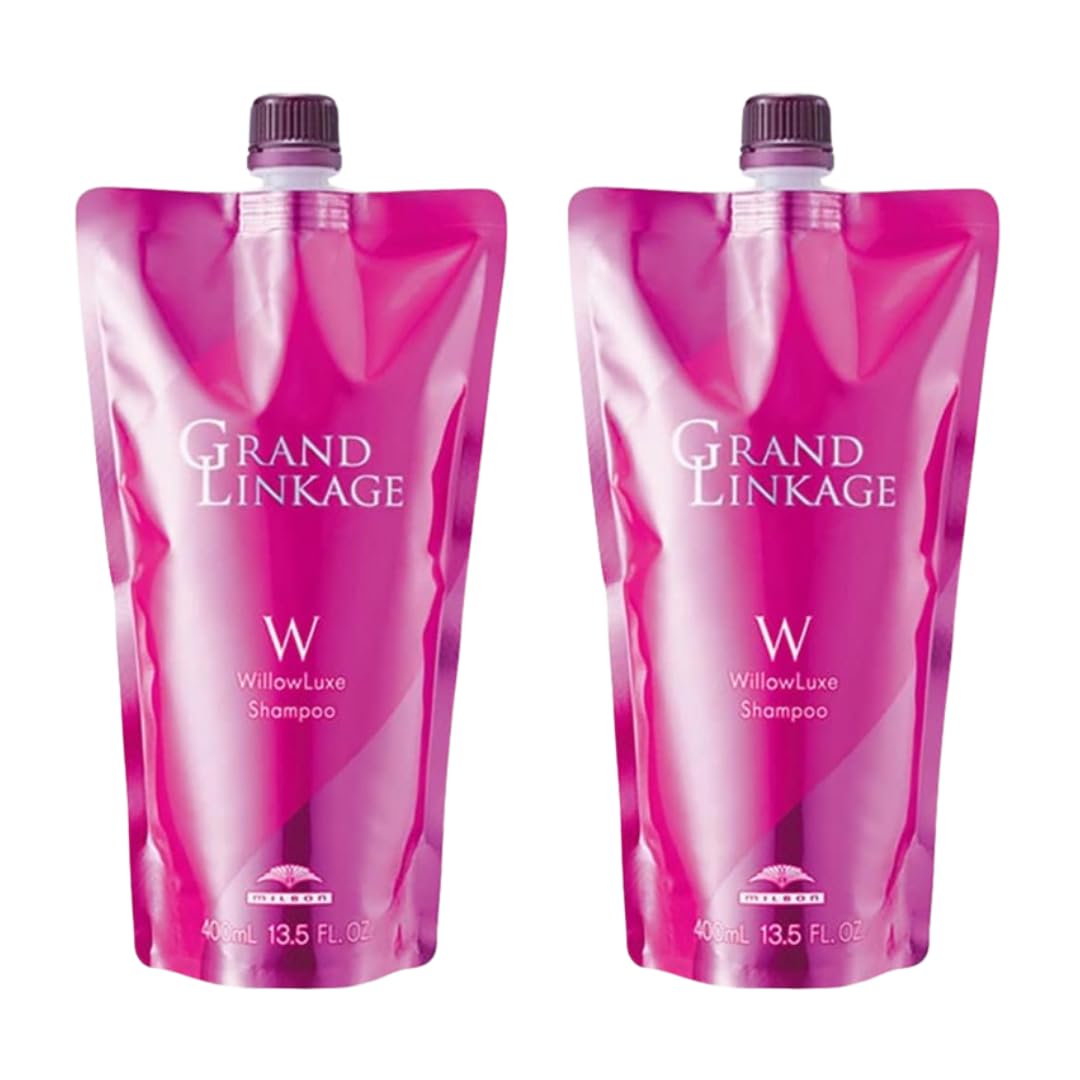 Amazon.co.jp: Milbon Grand Linkage Willow Luxe Shampoo, 13.5 fl oz
