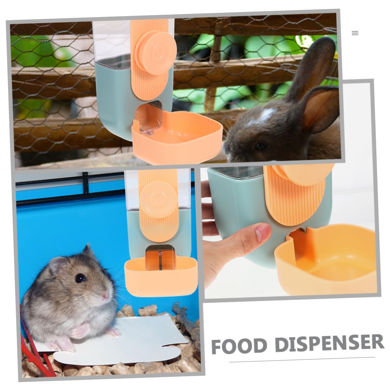 SUPVOX Comedero Automático Conejos Colgante Dispensador Agua Práctica para Mascotas Doméstico