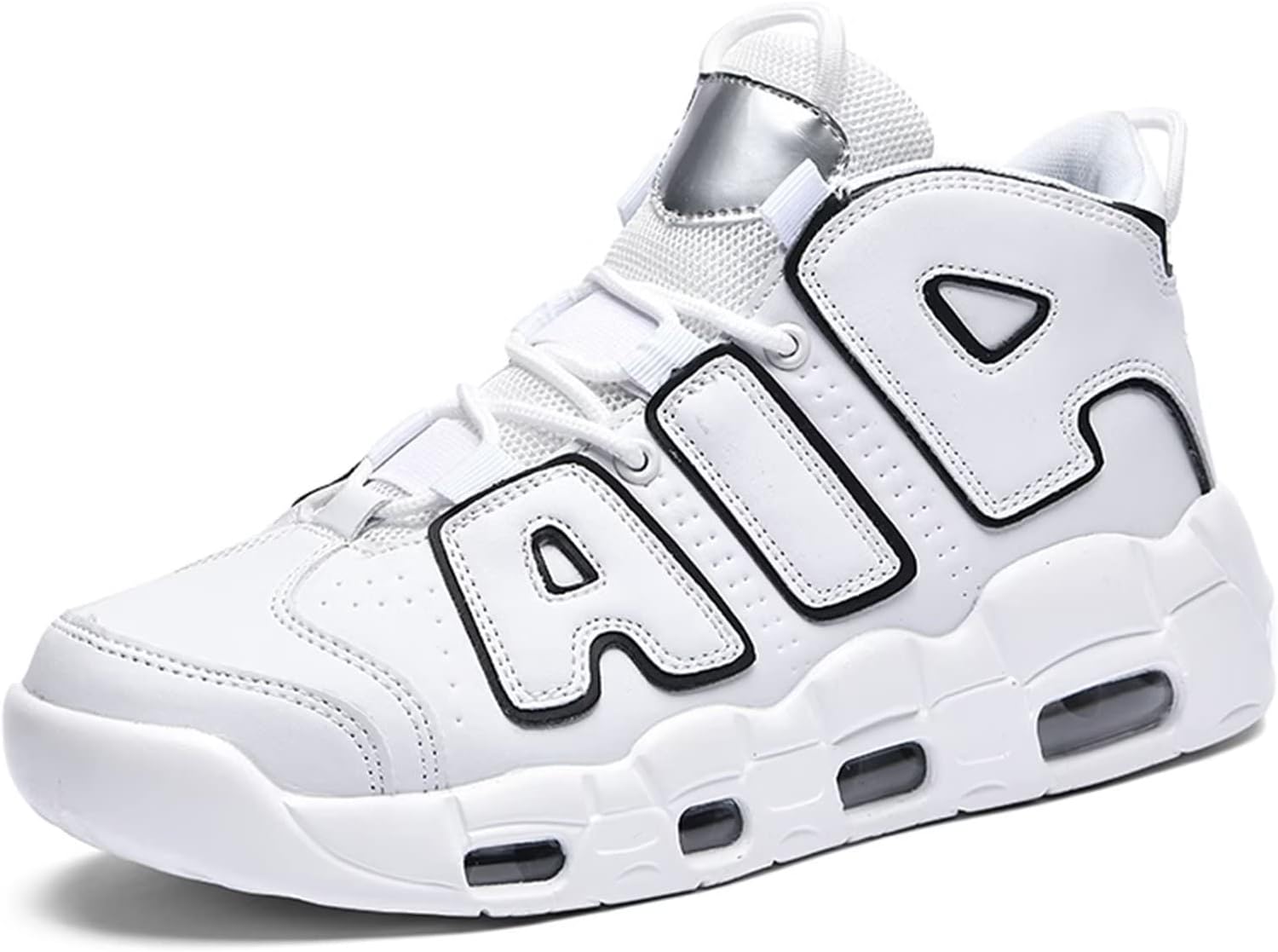 Men's More Breathable Uptempo '96 Trainers Air Cushion Running Shoes Comfortable Sneakers Gym Fitness Fashion Basketball Shoes