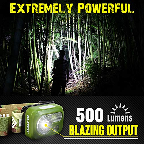 Linterna LED recargable impermeable súper brillante con luz roja para pesca y senderismo 3
