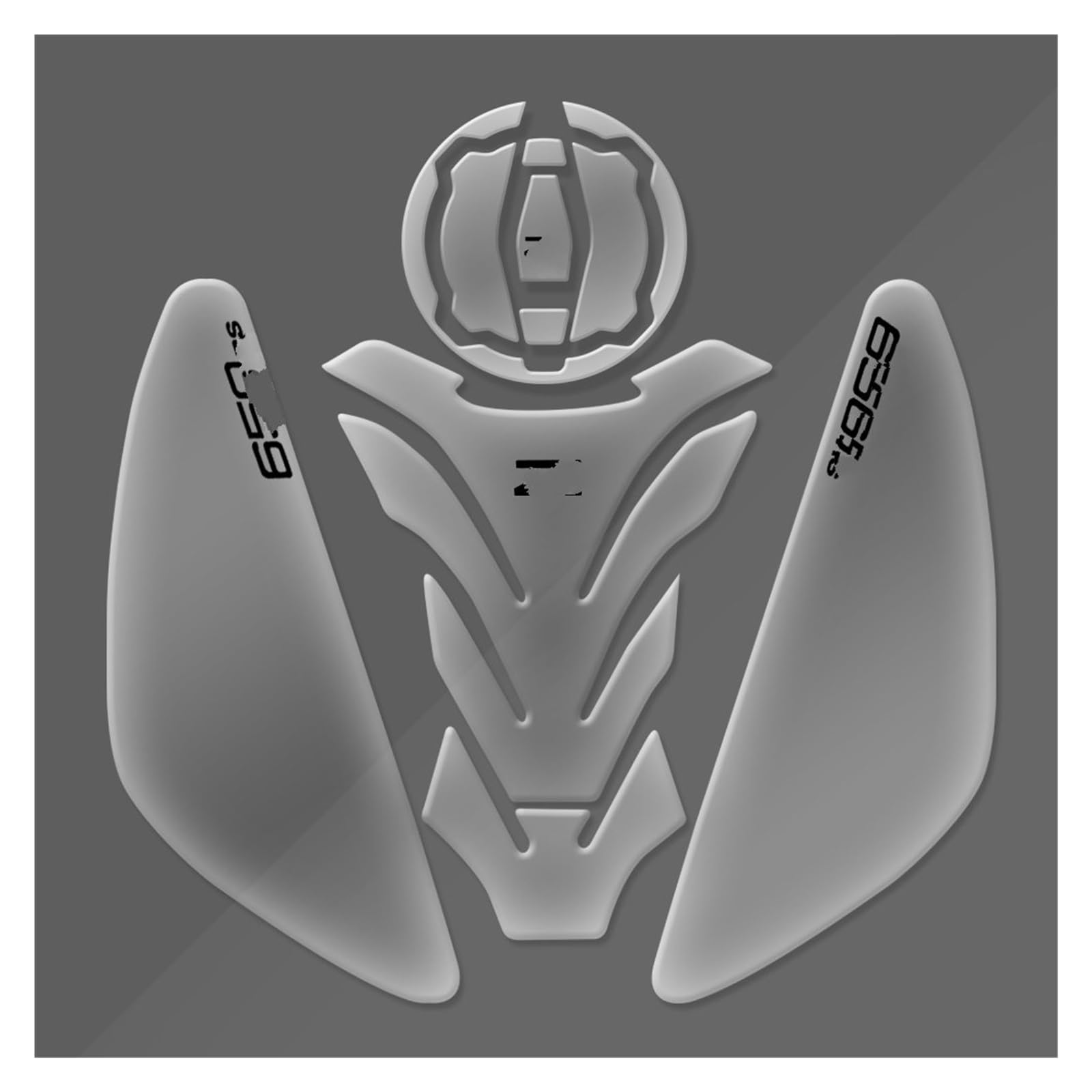 Per Per Z650RS 2022-2024 Protezione Serbatoio Moto Adesivo Trasparente A Lisca Pesce(ClearA-01)
