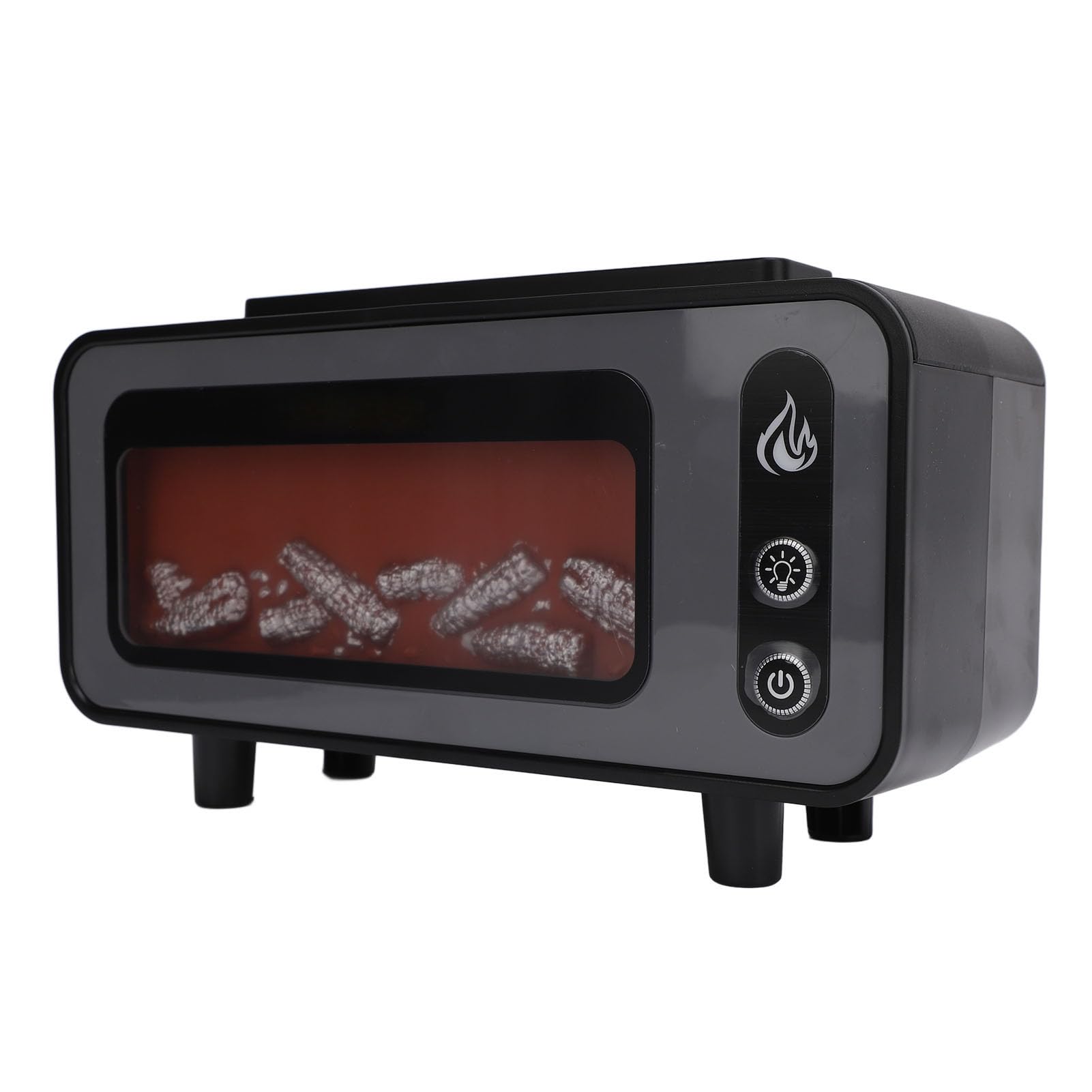Diffuseur d'arômes de flamme et humidificateur USB 200 ml en ABS pour la chambre