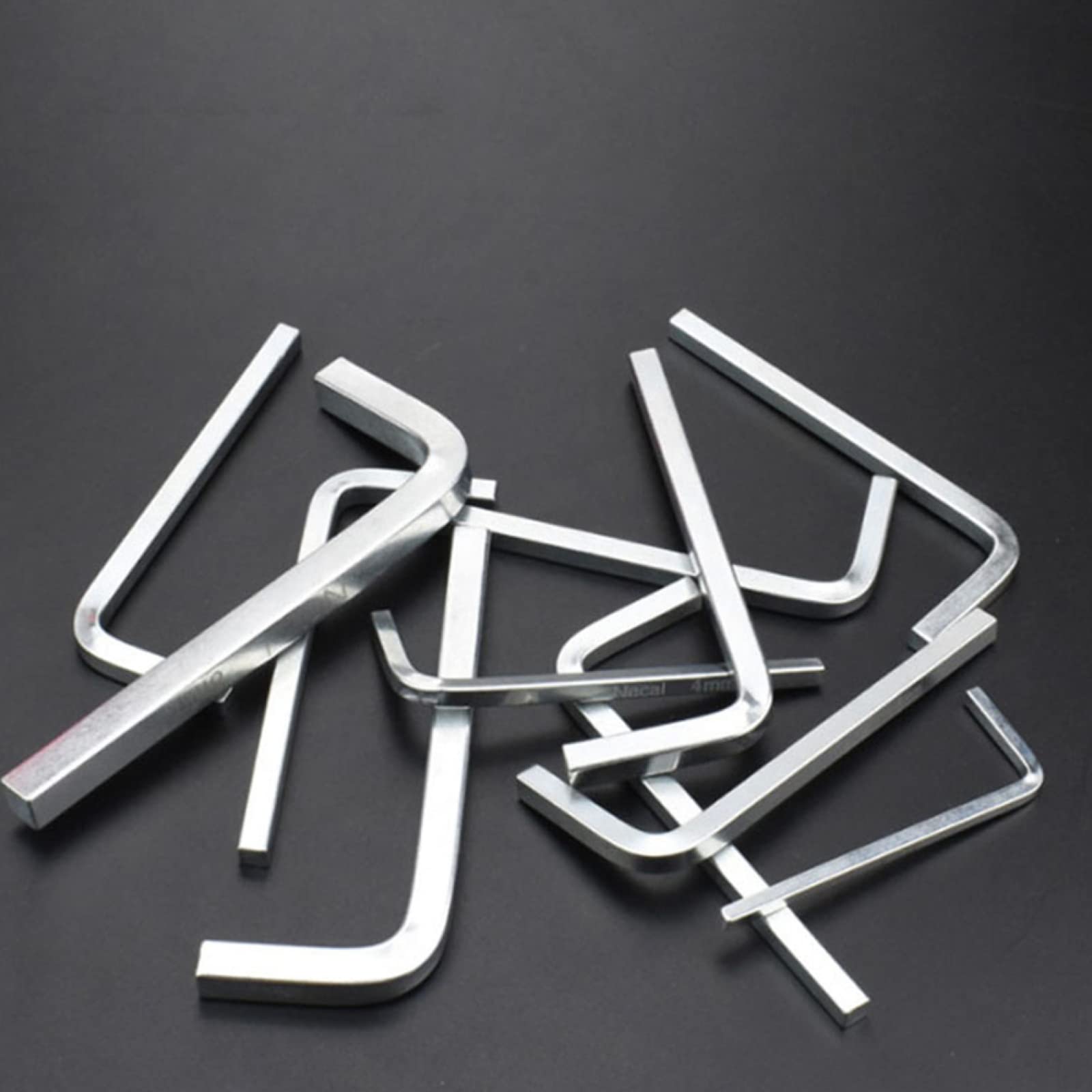 Clé à Tête Carrée En L - Acier Chrome Vanadium, Pour Vis Carrées De 3 à 10 Mm, Outil Manuel Robuste - 5
