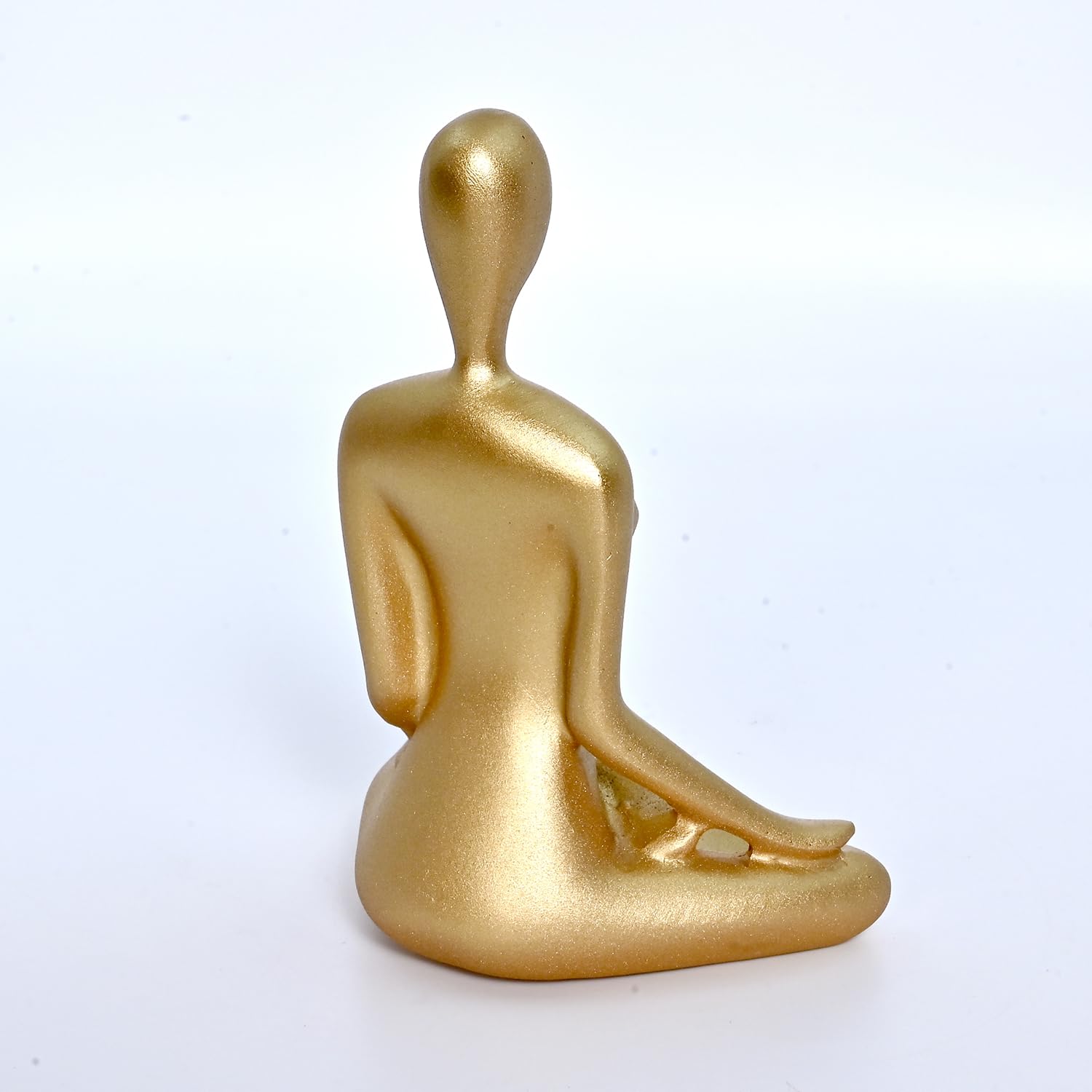 Cortina Resin Yoga Sculpture - Home Decor Statue -8