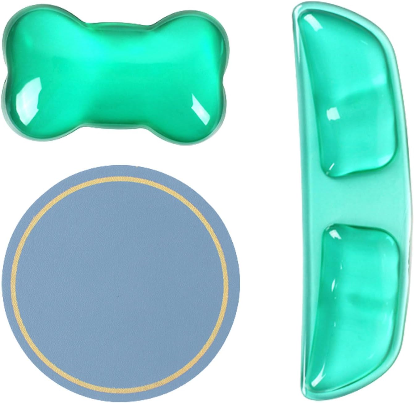 Silicone Gel Wrist Rest Support,3in1 Keyboard Wrist Rest+