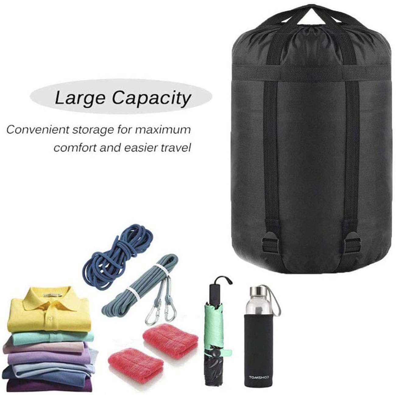 Bag For Sleeping Bag MOOCY 45L Compression Sack Sleeping Bag