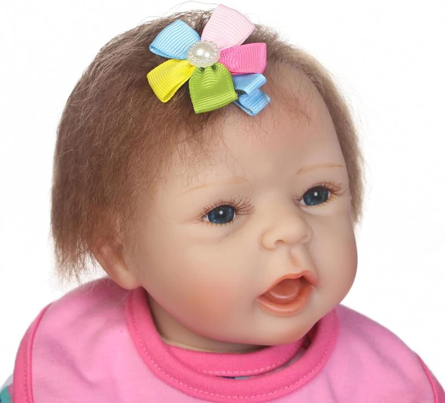 LBYLYH 52cm生まれ変わった赤ちゃんの女の子の人形ソフトシリコーン