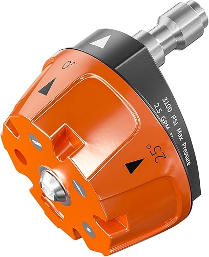 Miniatura 7 de POHIR Punta de boquilla de lavadora a presión ajustable, boquilla de lavado de potencia de cambio rápido 5 en 1 con conexión rápida de 14, cabezal