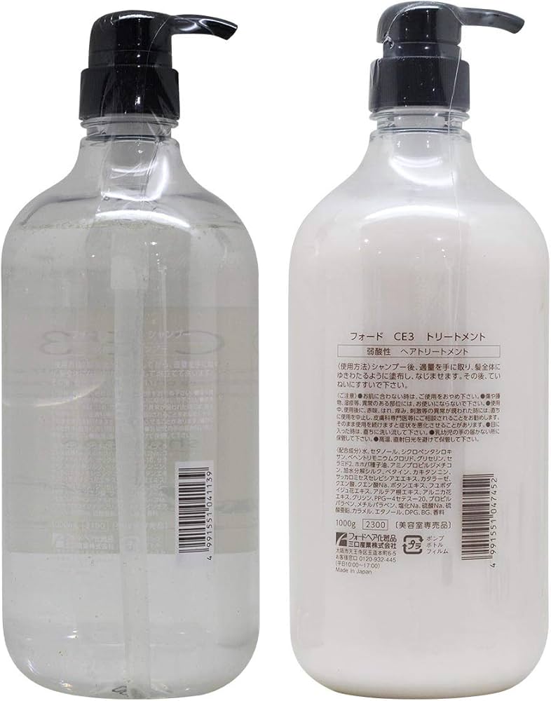 Amazon | フォードヘア化粧品 CE3 シャンプー 1000ml + トリートメント