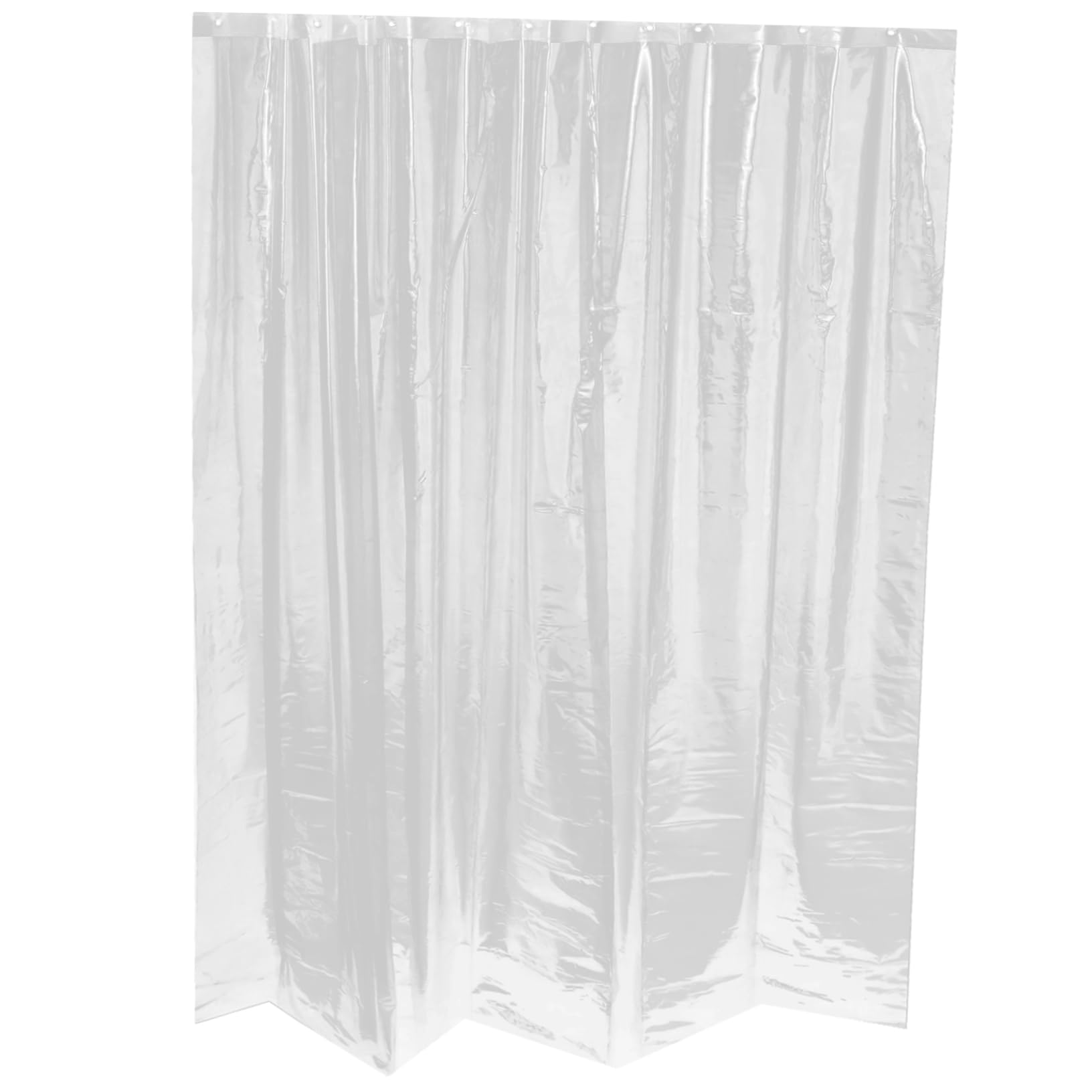 Rideau de douche transparent imperméable pour éviter les éclaboussures de bain