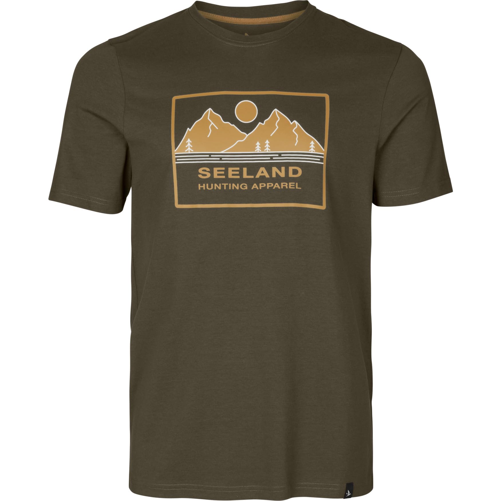 Seeland Unisex Grizzly Brown Kestrel T-Shirt | Professional Hunting Clothes & Equipment | Scandinavian Quality Made To Last | L