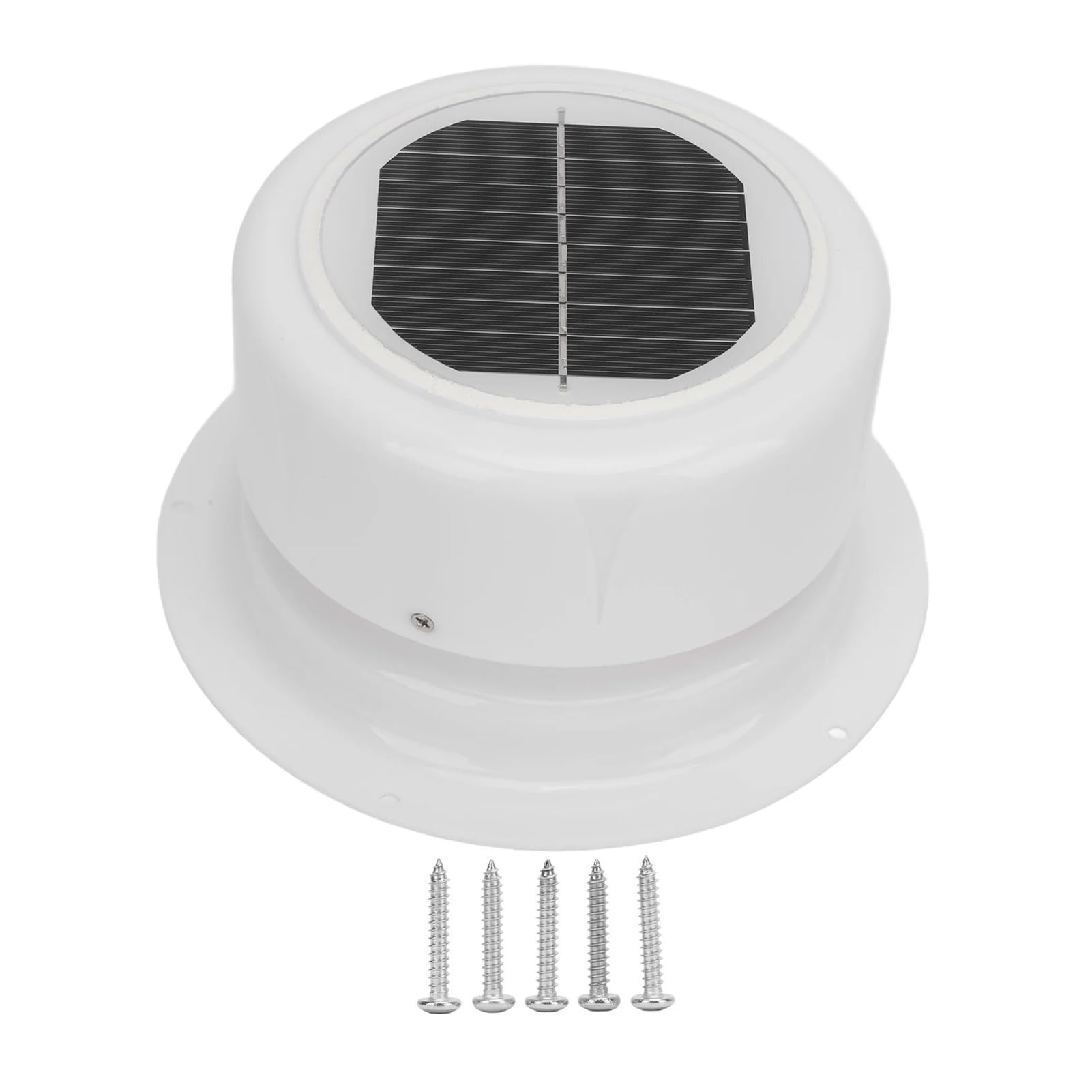 Wentylator wyciągowy zasilany energią słoneczną ze śrubami montażowymi Wentylator wyciągowy sufitowy do przyczepy łodzi i samochodów kempingowych Łatwy w instalacji