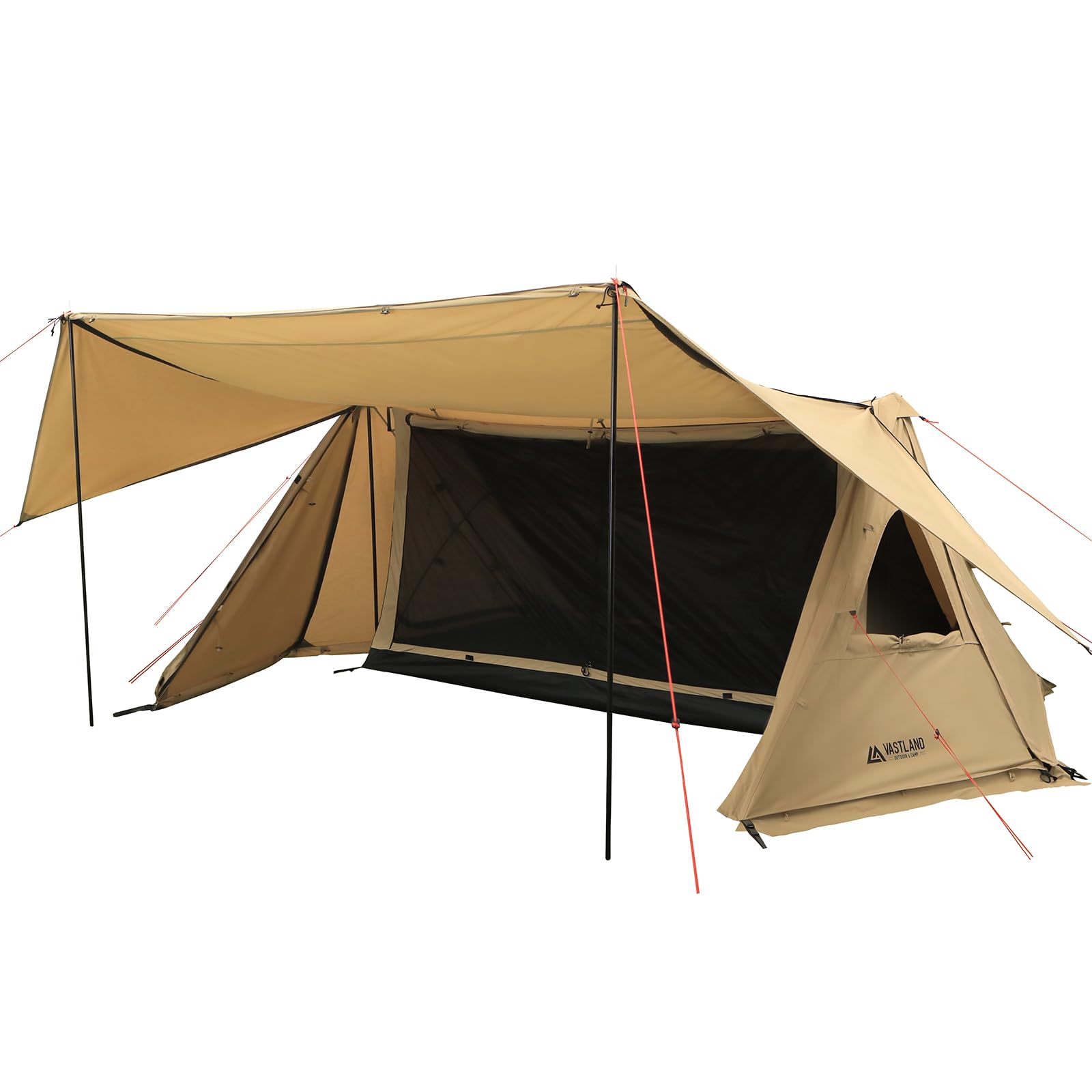 Amazon.co.jp: ヴァストランド VASTLAND TCパップテント ソロ 1人用 軍 