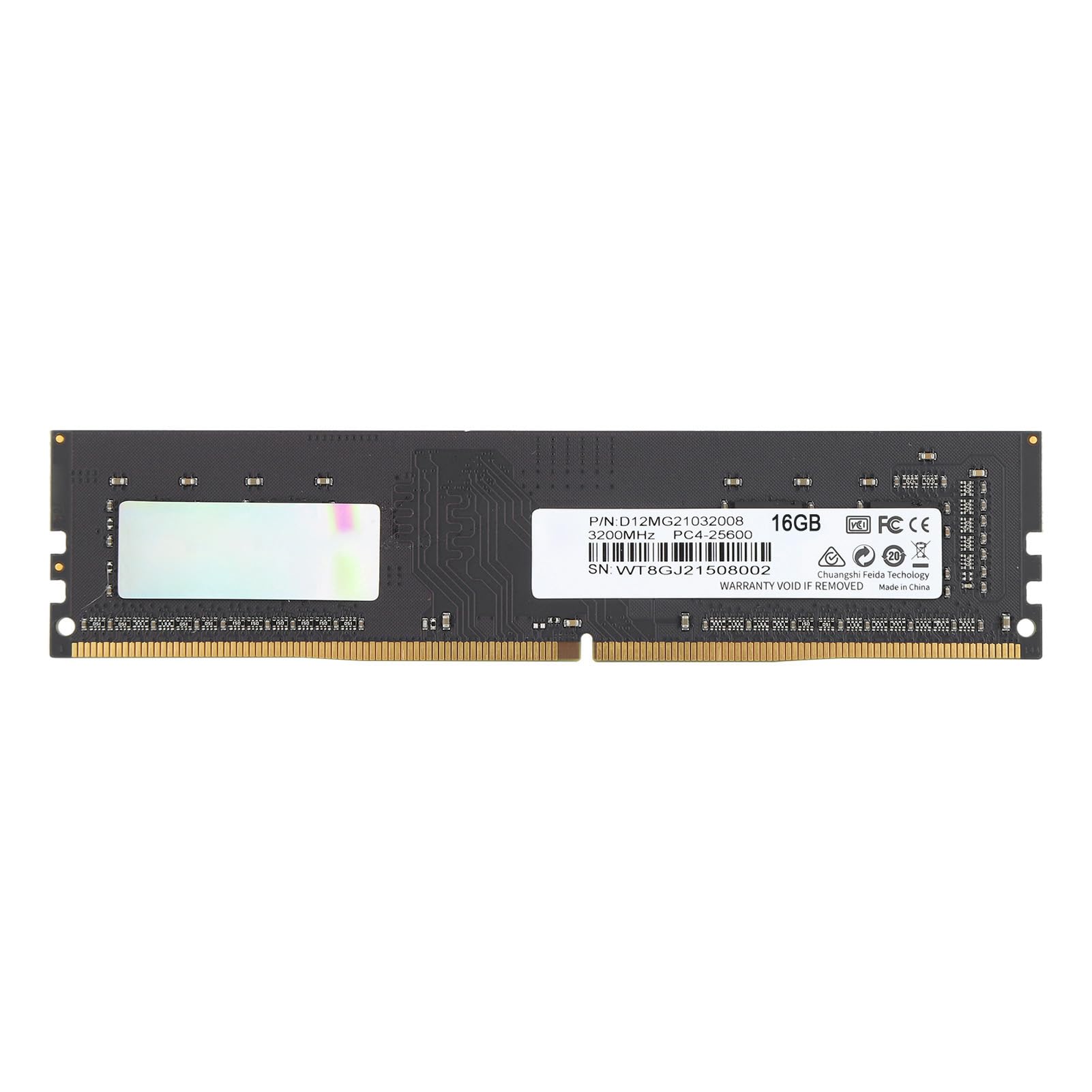 Aramox Pamięć Desktop DDR4 3200MHz, 16GB Smukły Aluminium (16GB)