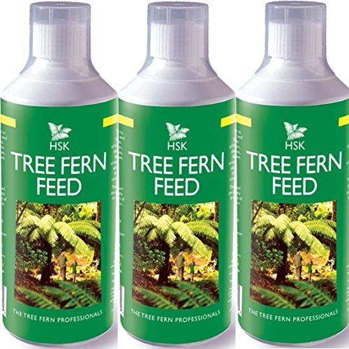 YouGarden 3 x HSK 500ml Tree Fern Feed for Outdoor Plants, Plant Food, Liquid Plant Feed in Bottles for Ferns, Plant Food Outdoor for Ferns and Shade Loving Plants and Ferns