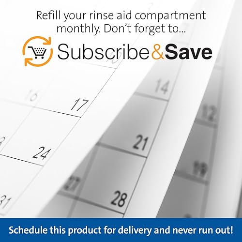 Miniatura 8 de Finish Jet-Dry - Ayudante de enjuague líquido para lavavajillas, agente de secado y enjuague, 23 onzas líquidas, el embalaje puede variar (paquete