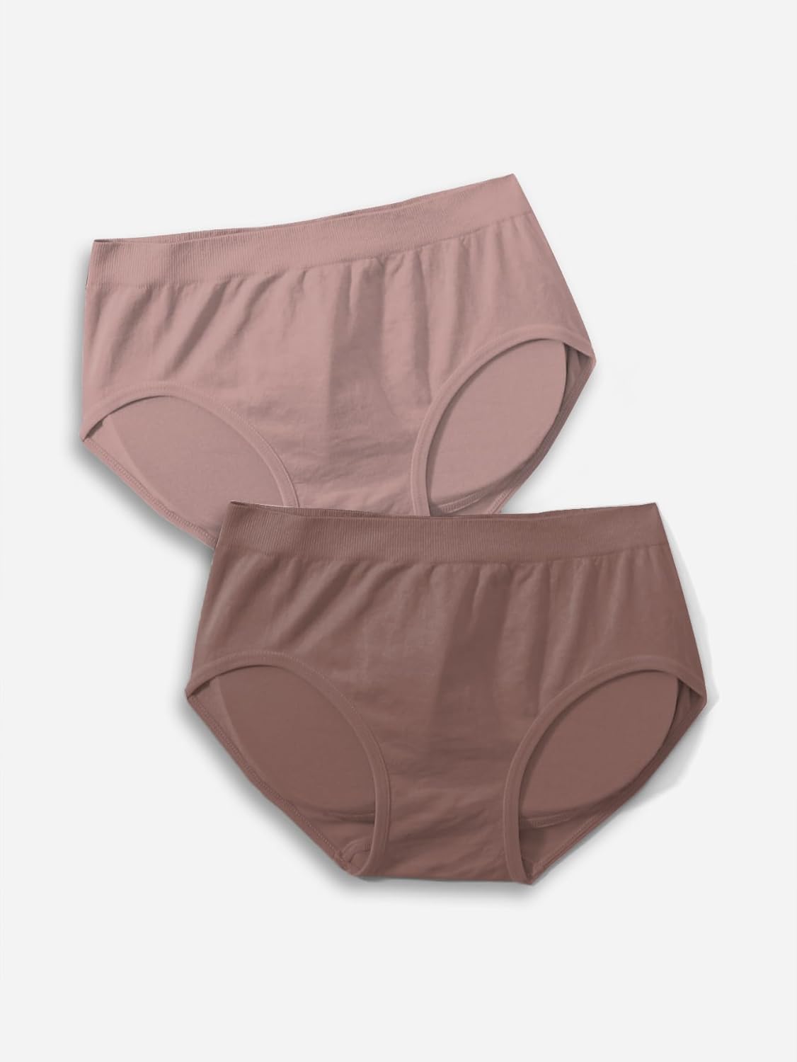 OYOANGLE Women's 2 Piece Solid Butt Lifter Hip Pads Enhancer Shapewear Panties - Image 4