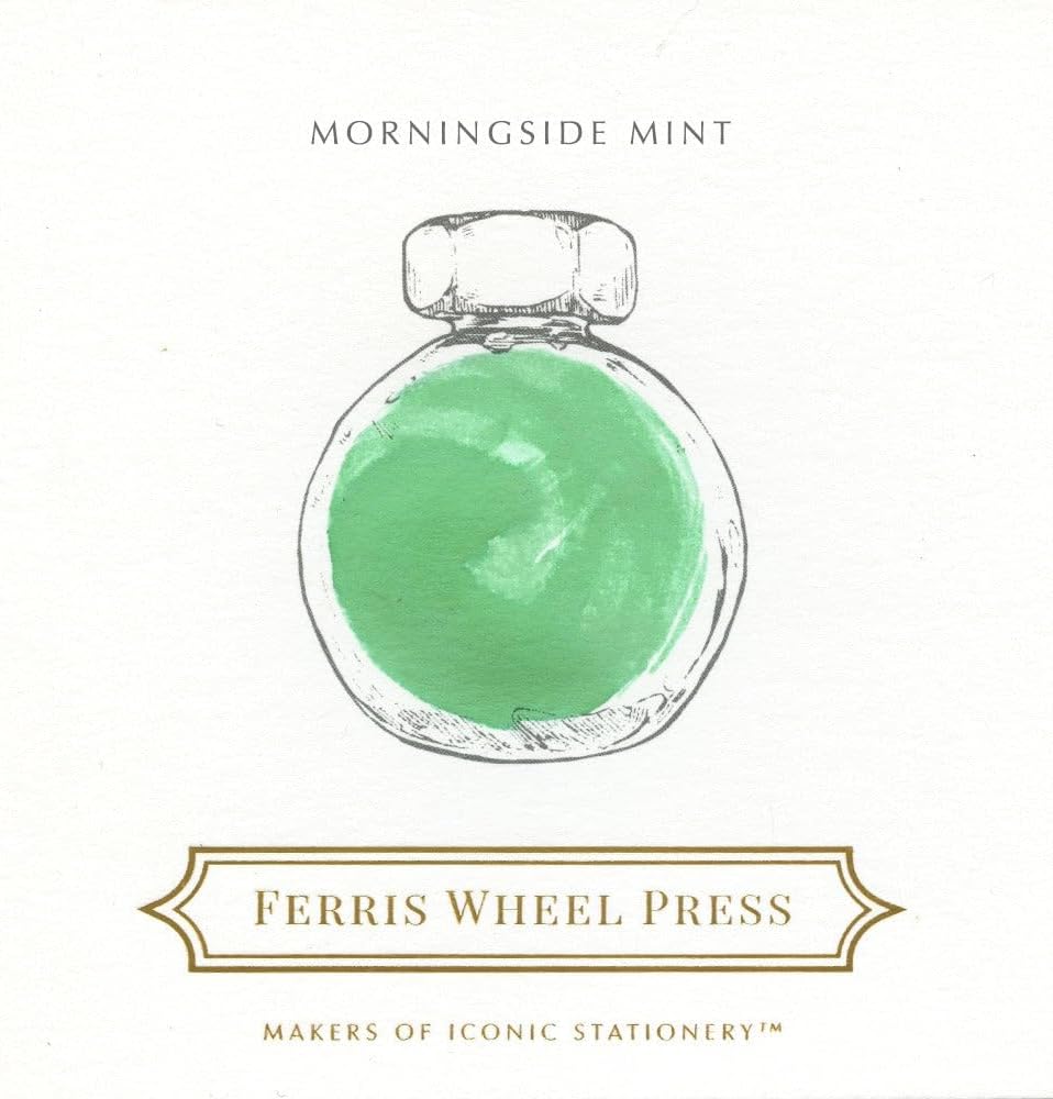 Ferris Wheel Press Fountain Pen Ink | Everyday Ink Collection | Pale Green | 85ml