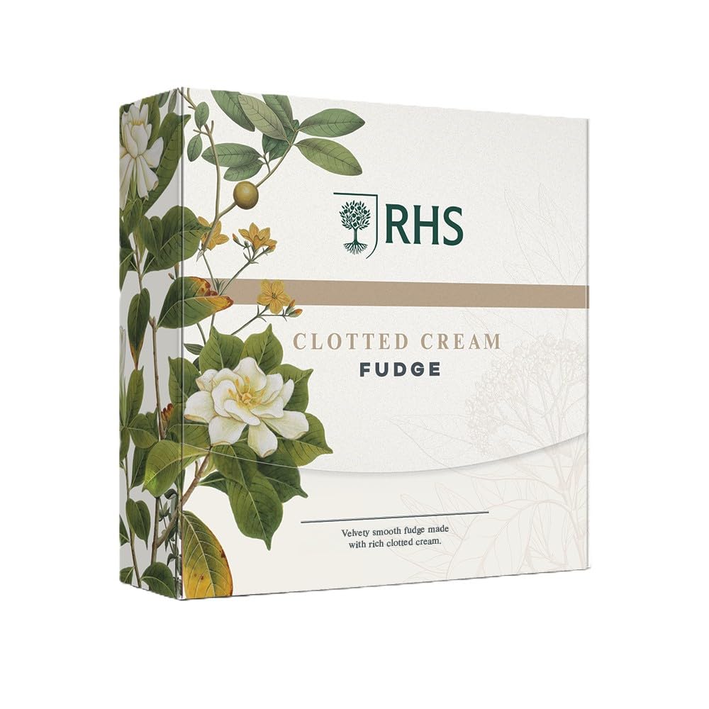 RHS Clotted Cream Fudge Box, 175g