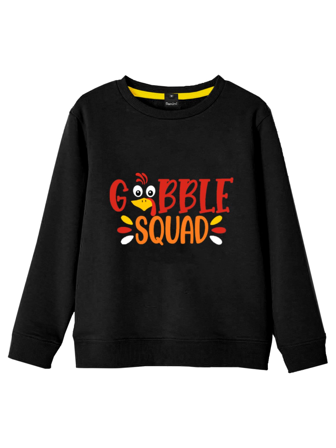Remimi Kids Halloween Sweatshirt Long Sleeve Thanksgiving Tops 3-14 Years