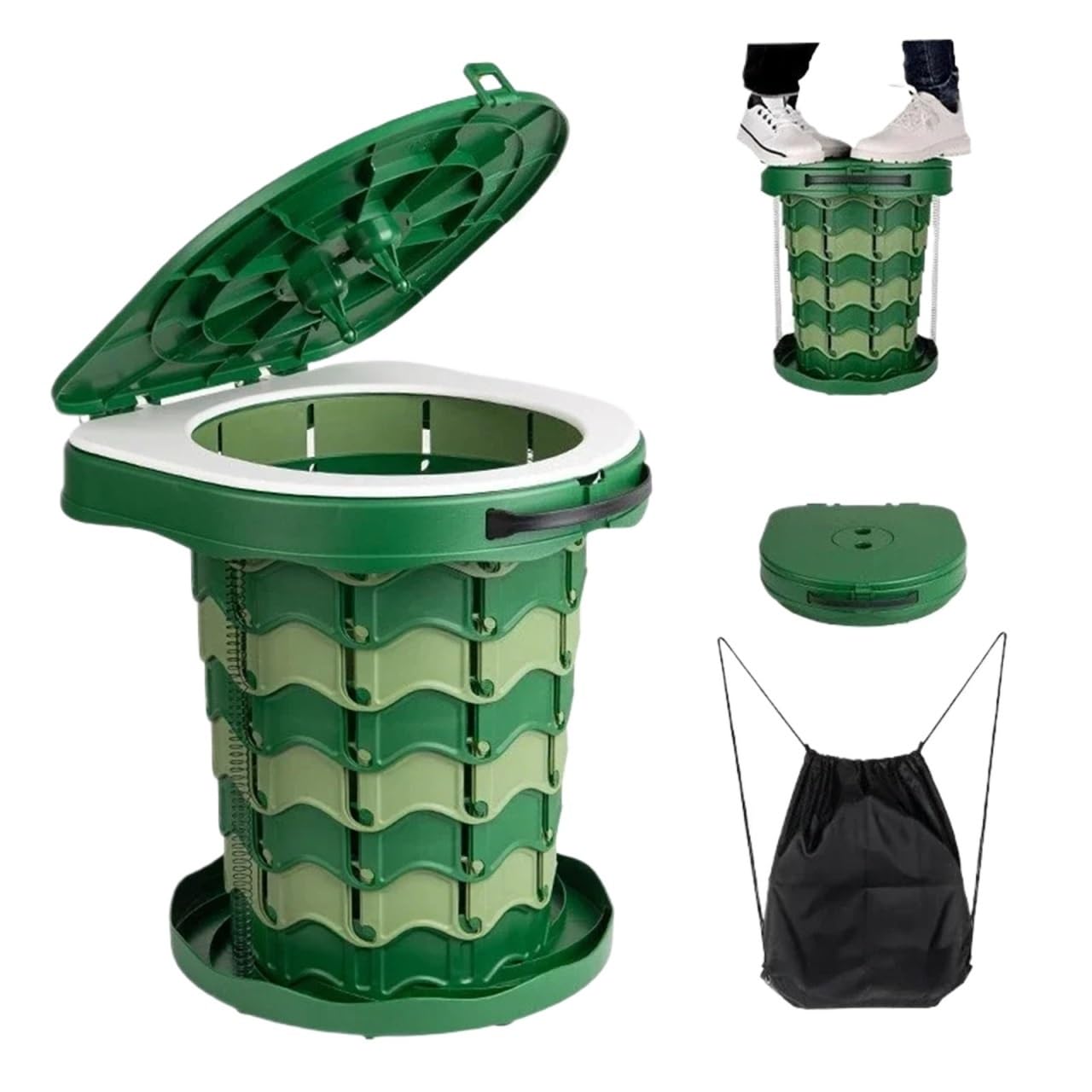 Toilette Portable, Toilettes De Camping Pliables Portatives