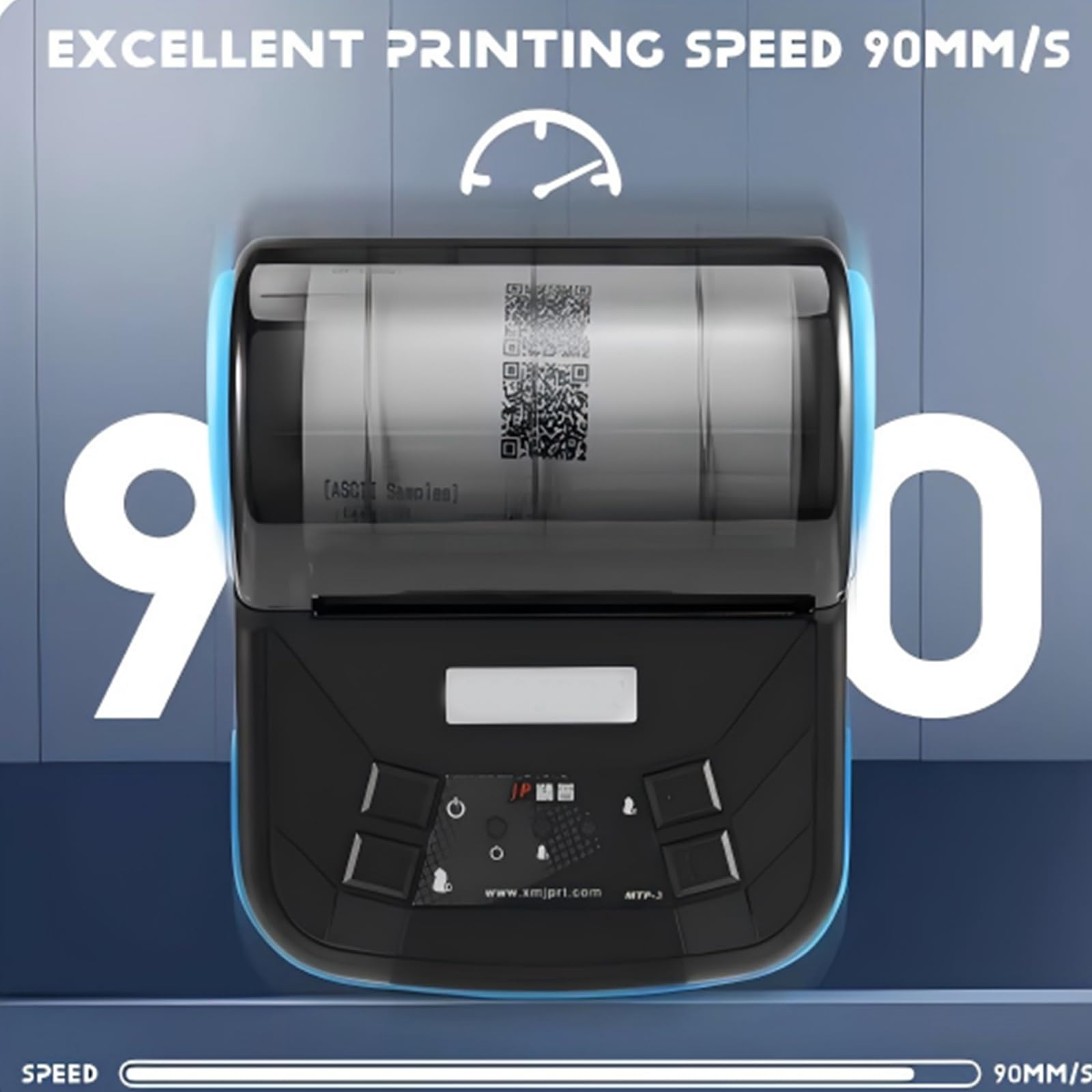 NOT for ios/ipad/MAC,80mm android portable bluetooth Receipt thermal Printer, mobile wireless 3 inch Ticket Bill invoice pos Printer for store small business,compatible with Windows/android