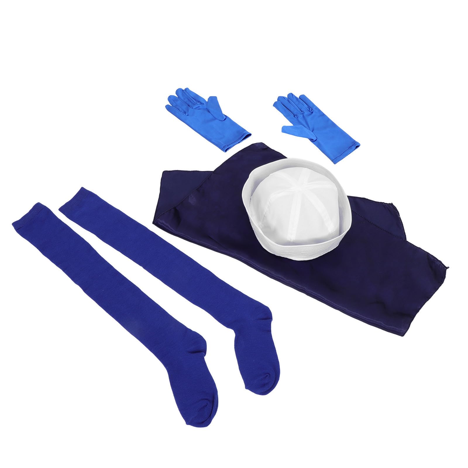 Healeved 4 Juegos Sombrero de Disfraz Marinero para Adultos Blanco Ajustable y Transpirable Adecuado para Fiestas Temáticas y Eventos Náuticos de Halloween
