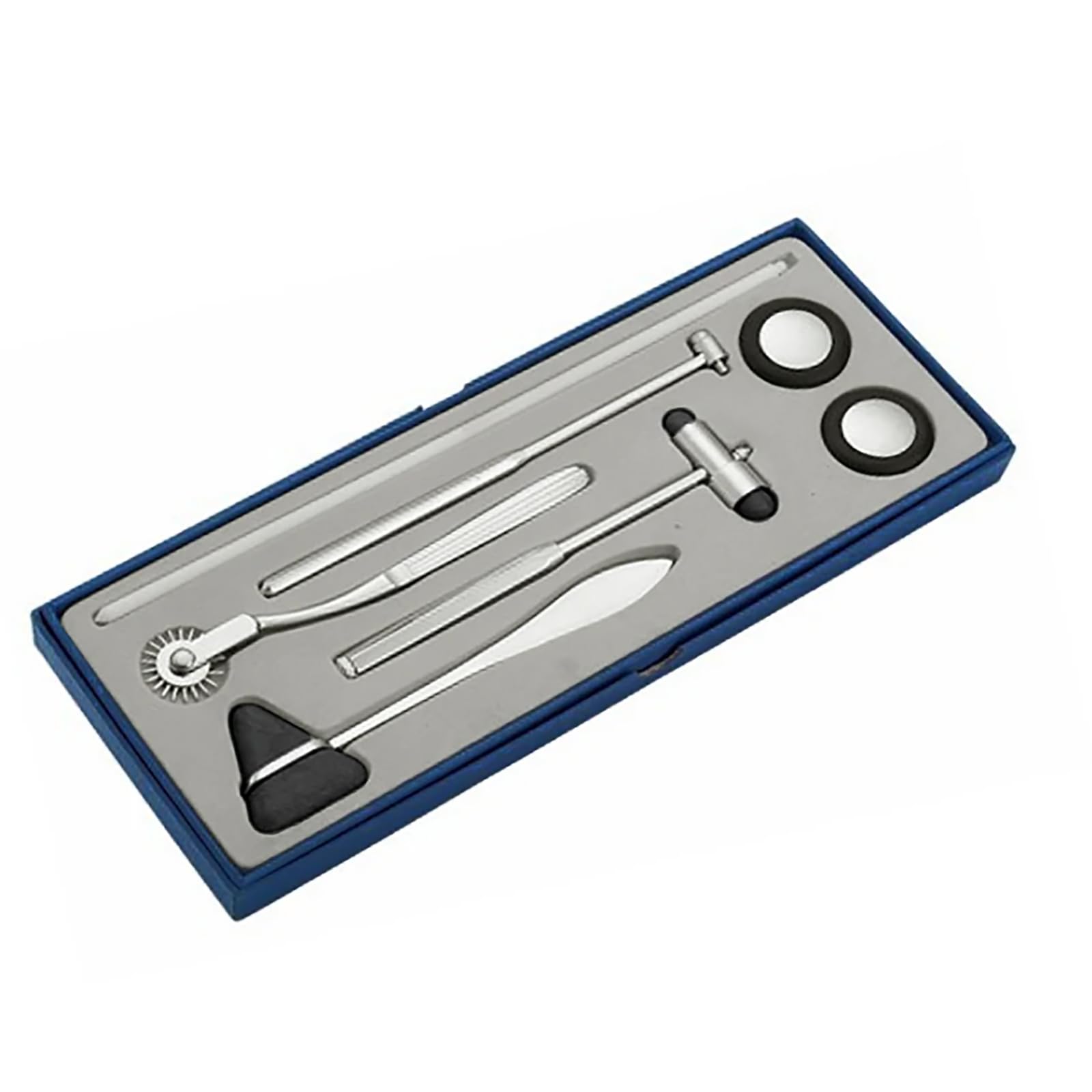 Juego De Martillo Neurológico, Kit De Martillo para Reflejos De 5 Piezas, Martillo De Masaje De Percusión para Reflejos De Diagnóstico, Herramientas Esenciales De Examen Neurológico