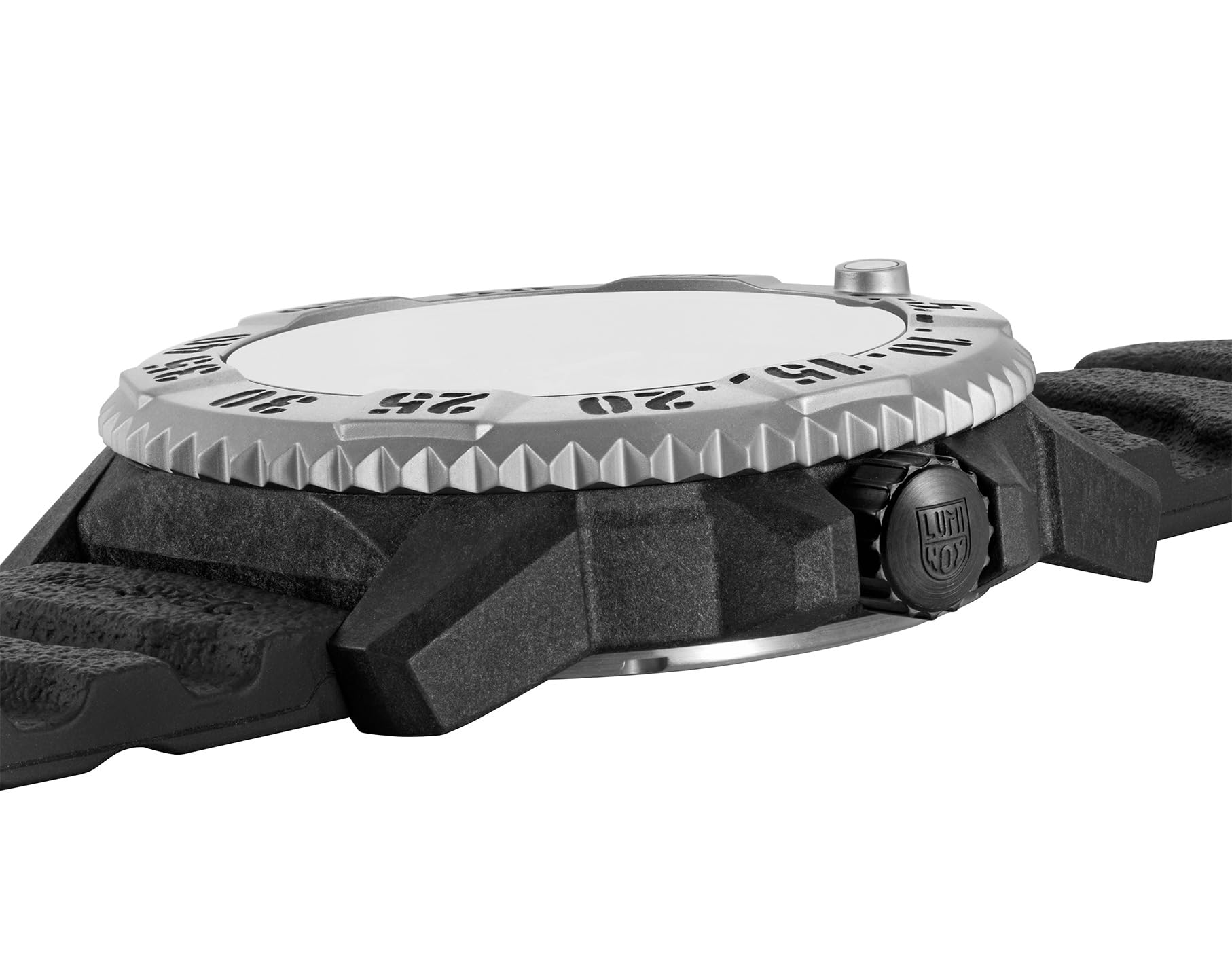 Luminox Reloj analógico de Cuarzo Suizo para Hombre con Correa de Goma XL.3351.1. Set, Negro, Correa