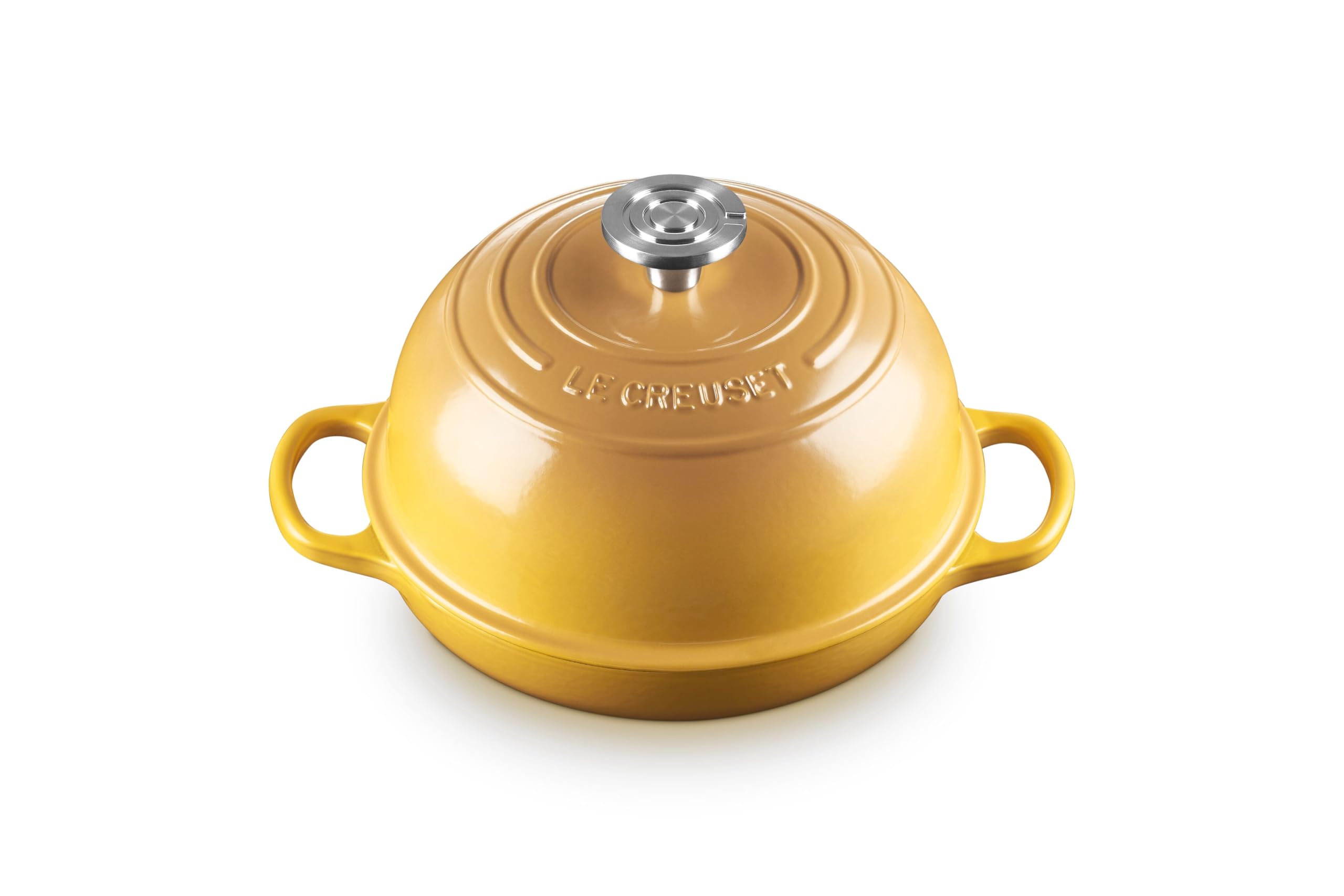 Le Creuset Enameled Cast Iron Round Bread Oven, 9.5 inch, Nectar