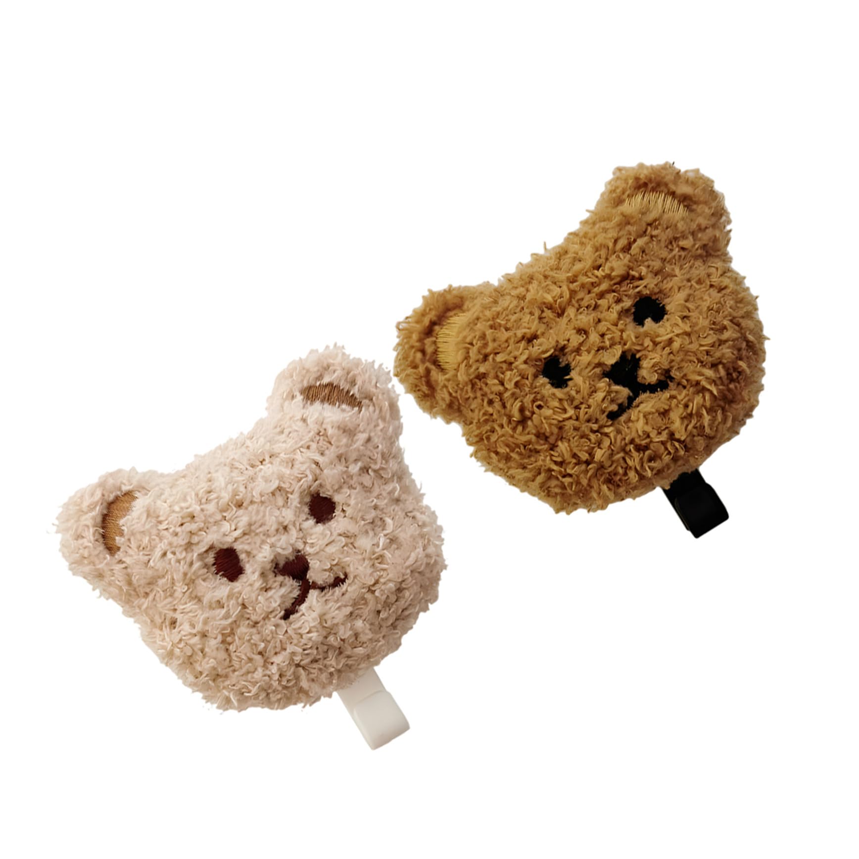 NUOBESTY Ganci Adesivi Murali 2 Pezzi Orso Peluche Carino per Chiavi e Ombrelli senza Fori Superficie Liscia per Camera da Letto e Armadio