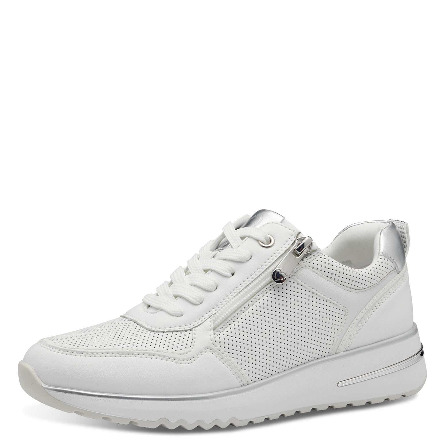 MARCO TOZZI Women's 2-23770-44 Trainers, White Comb, 5 UK