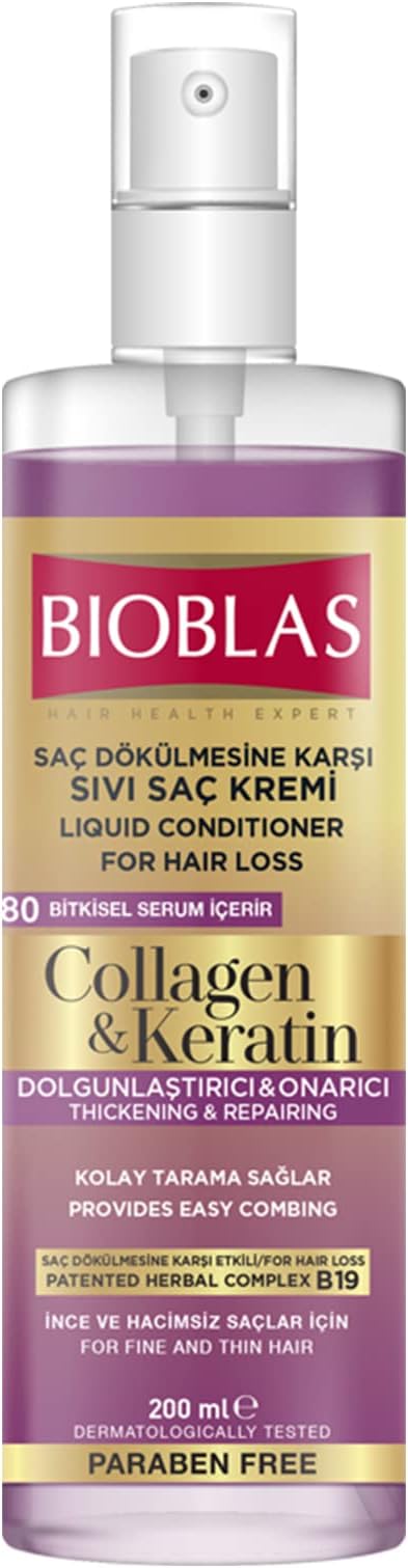 Bioblas Liquid Conditioner Collagen + Keratin 200ml