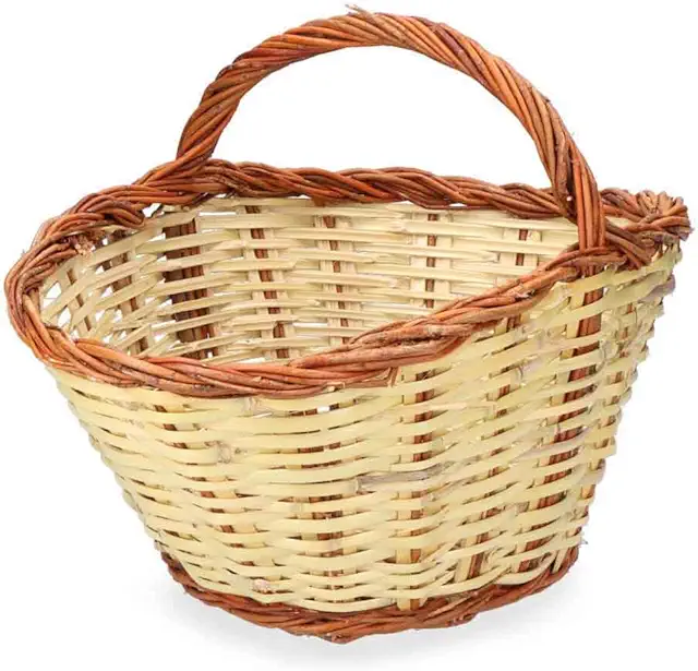 Cesta de Mercadorias EDM Caña 44x31x22 cm - Natural y Resistente