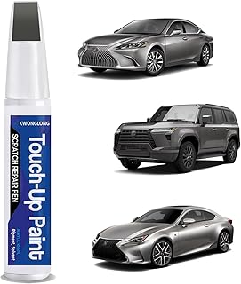 1J7 Atomic Silver Car Touch-Up Paint Compatible with Lexus, 2-in-1 Car Paint Scratch Repair Kit, Quick & Easy Solution to Repair for CT200h/ ES200/ 250/ 300h/ NX200/ 300/ 300h