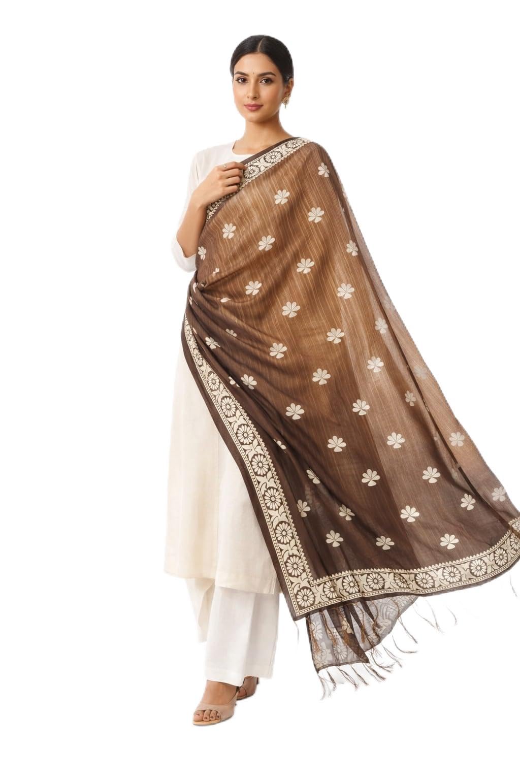 Women’s Art Silk Printed Dupatta 44 Inch Width | Soft Lightweight Ethnic Dupatta for Kurti, Salwar Suit-picture-21