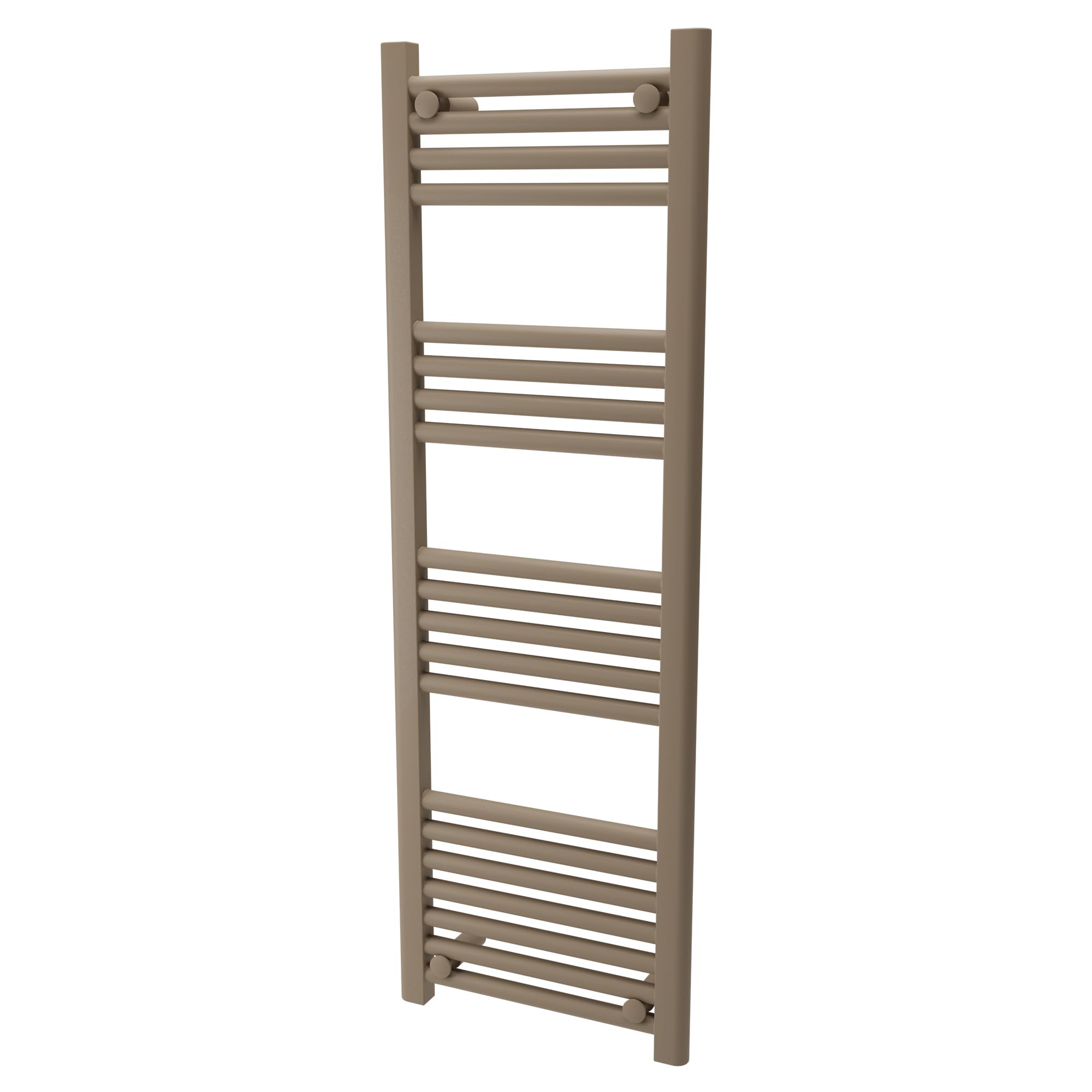 Stone/Cappuccino 400mm (w) x 1200mm (h) Ladder Designer Towel Rail Radiator Evolve | Central Heating | Bathroom Heater | 1447 BTUs